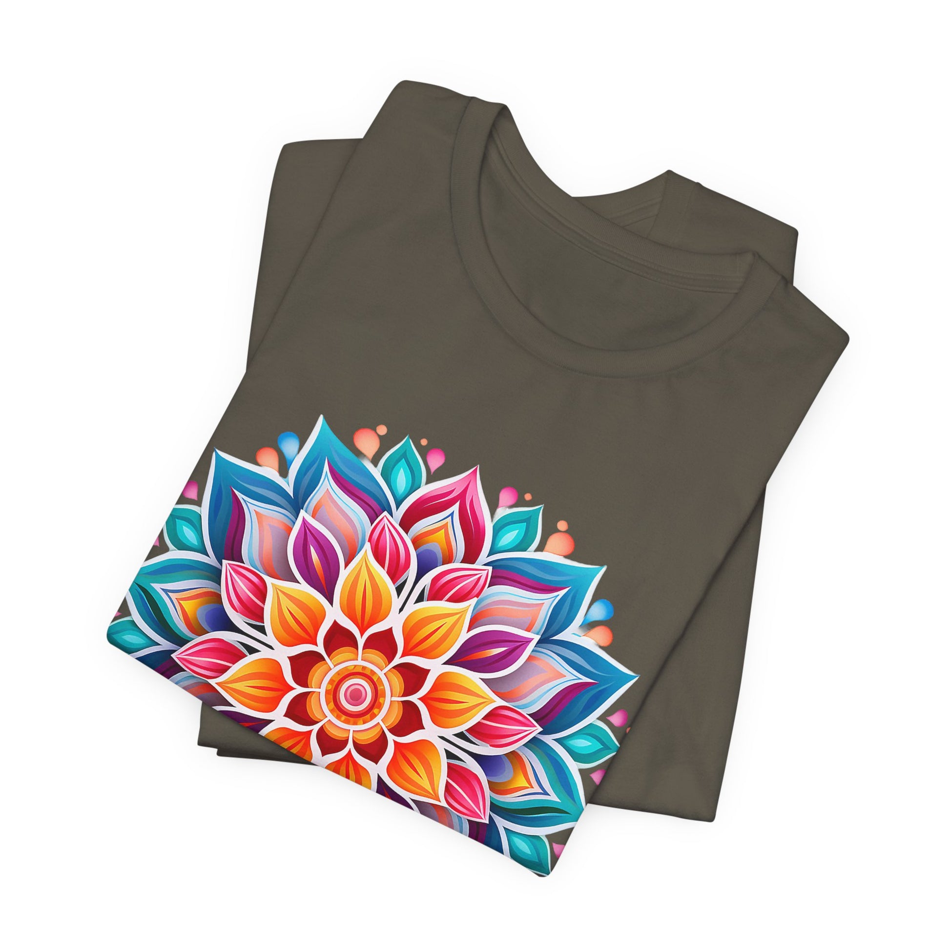 Vibrant Mandala Graphic Tee