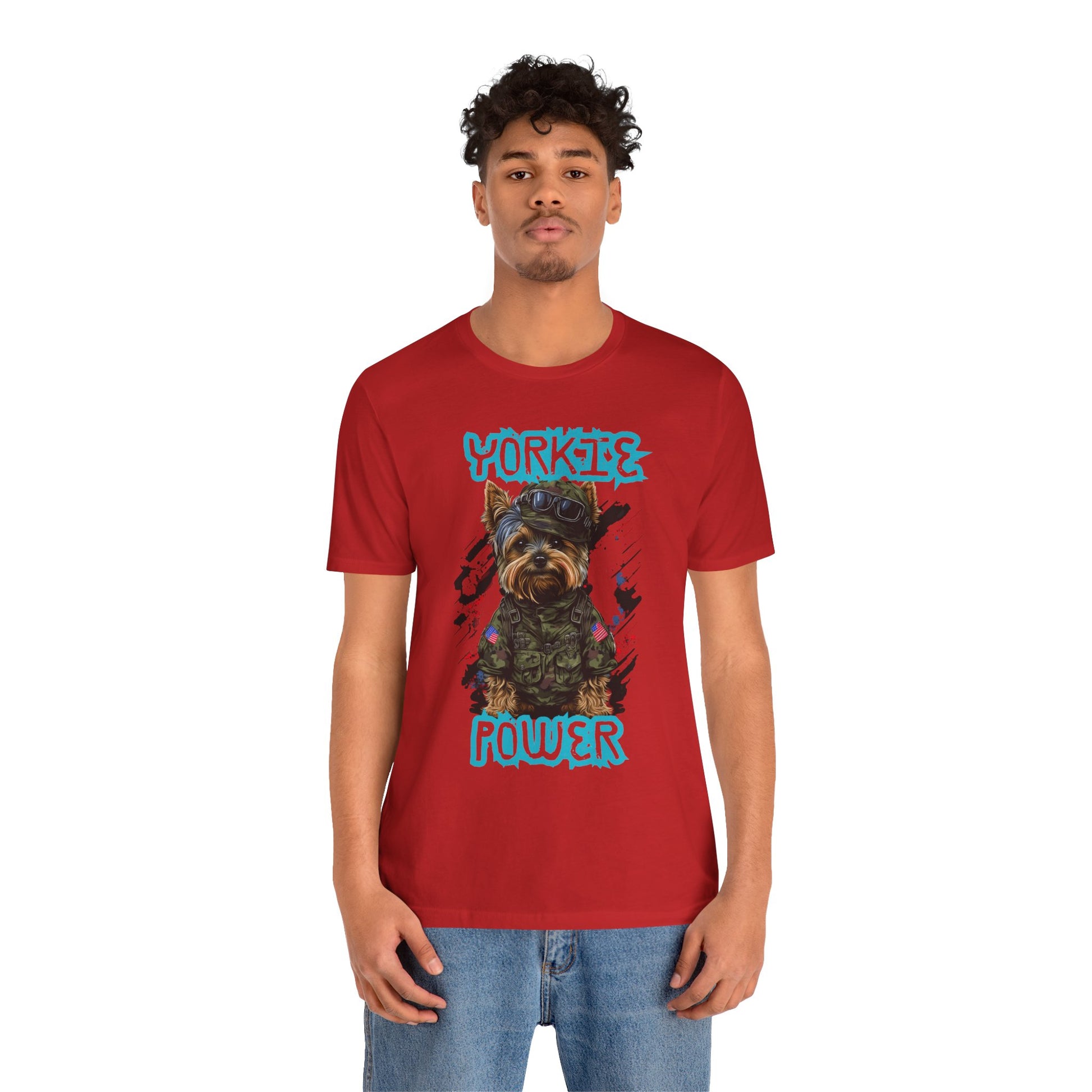 Yorkie Power Unisex Tee