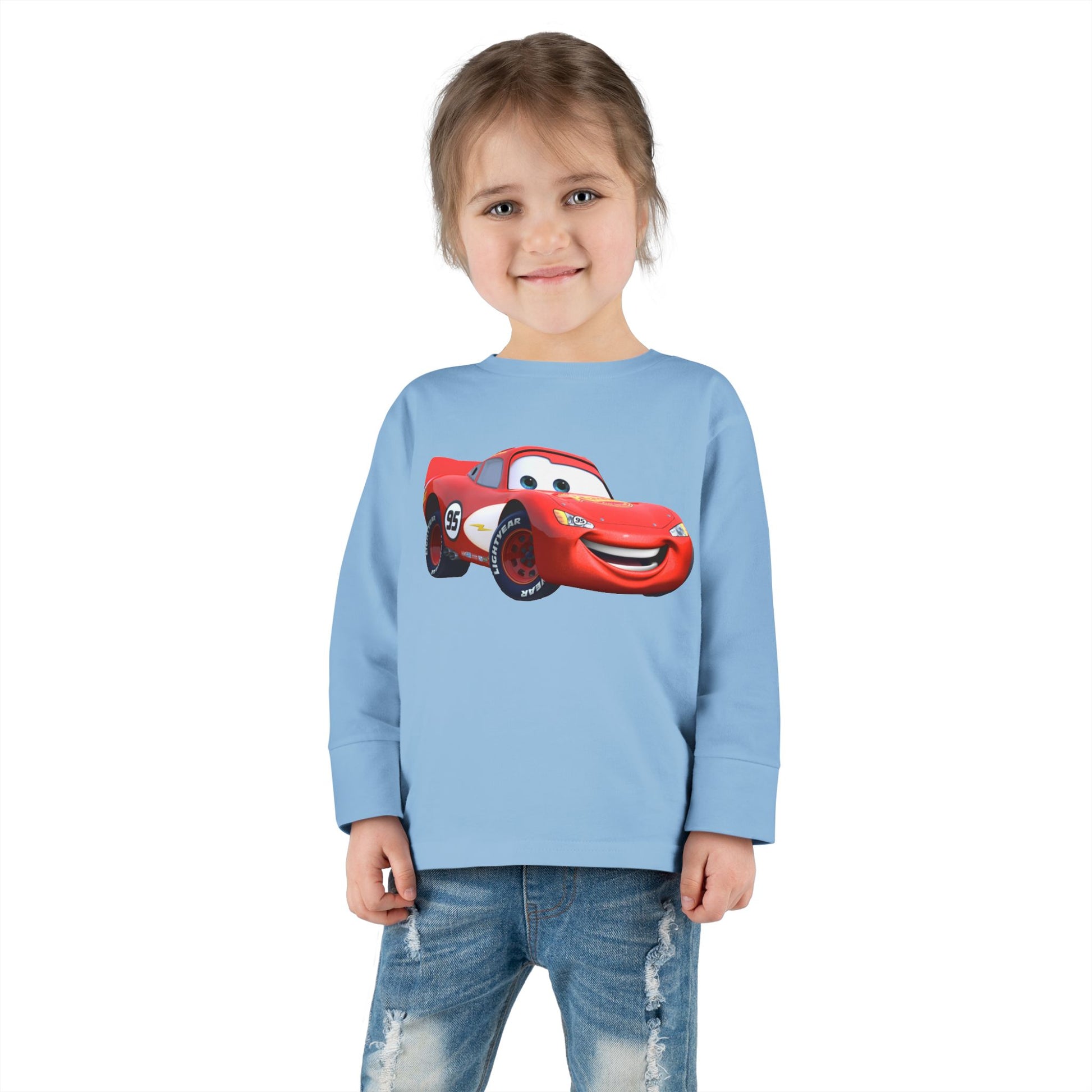 Toddler Cars Graphic Long Sleeve Tee