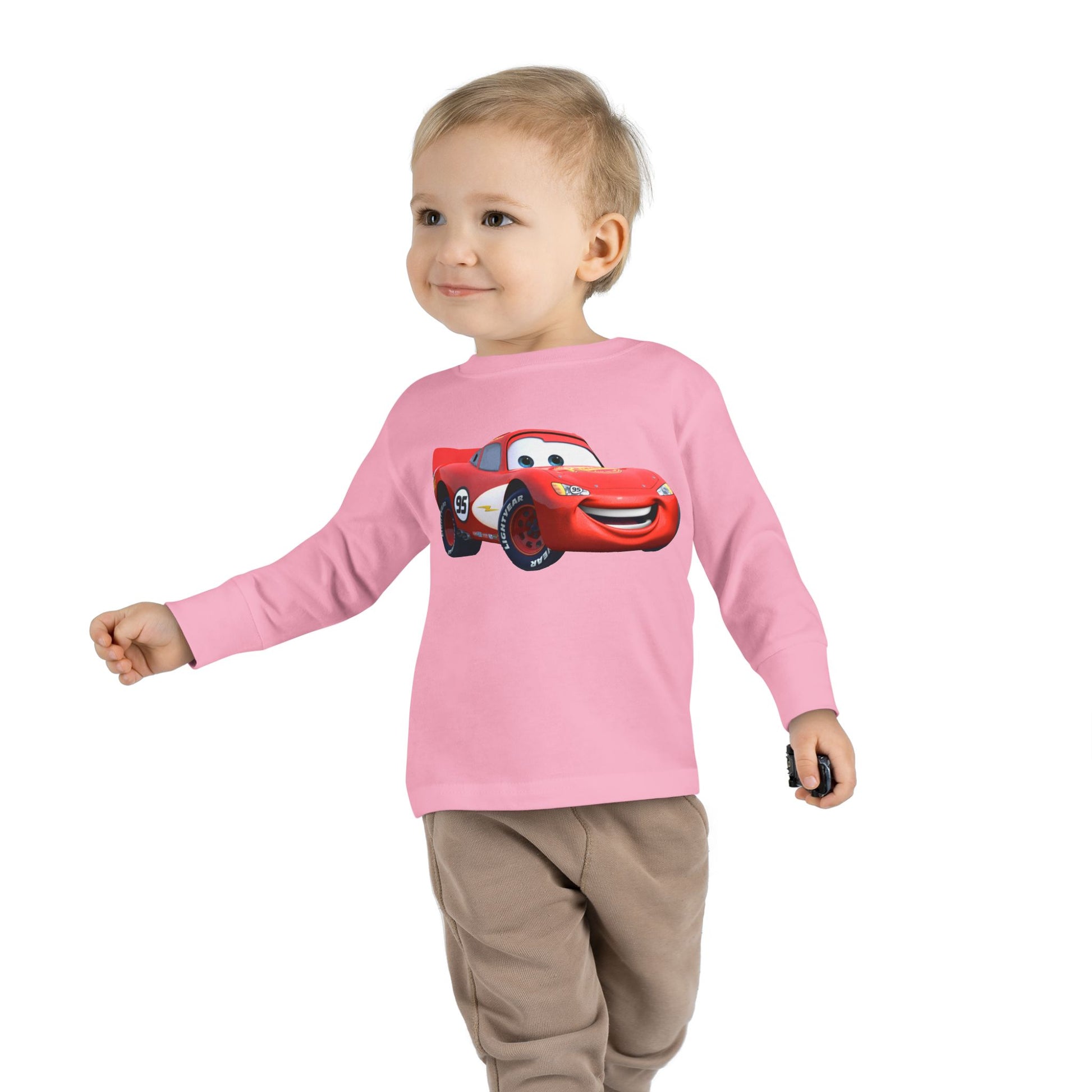 Toddler Cars Graphic Long Sleeve Tee