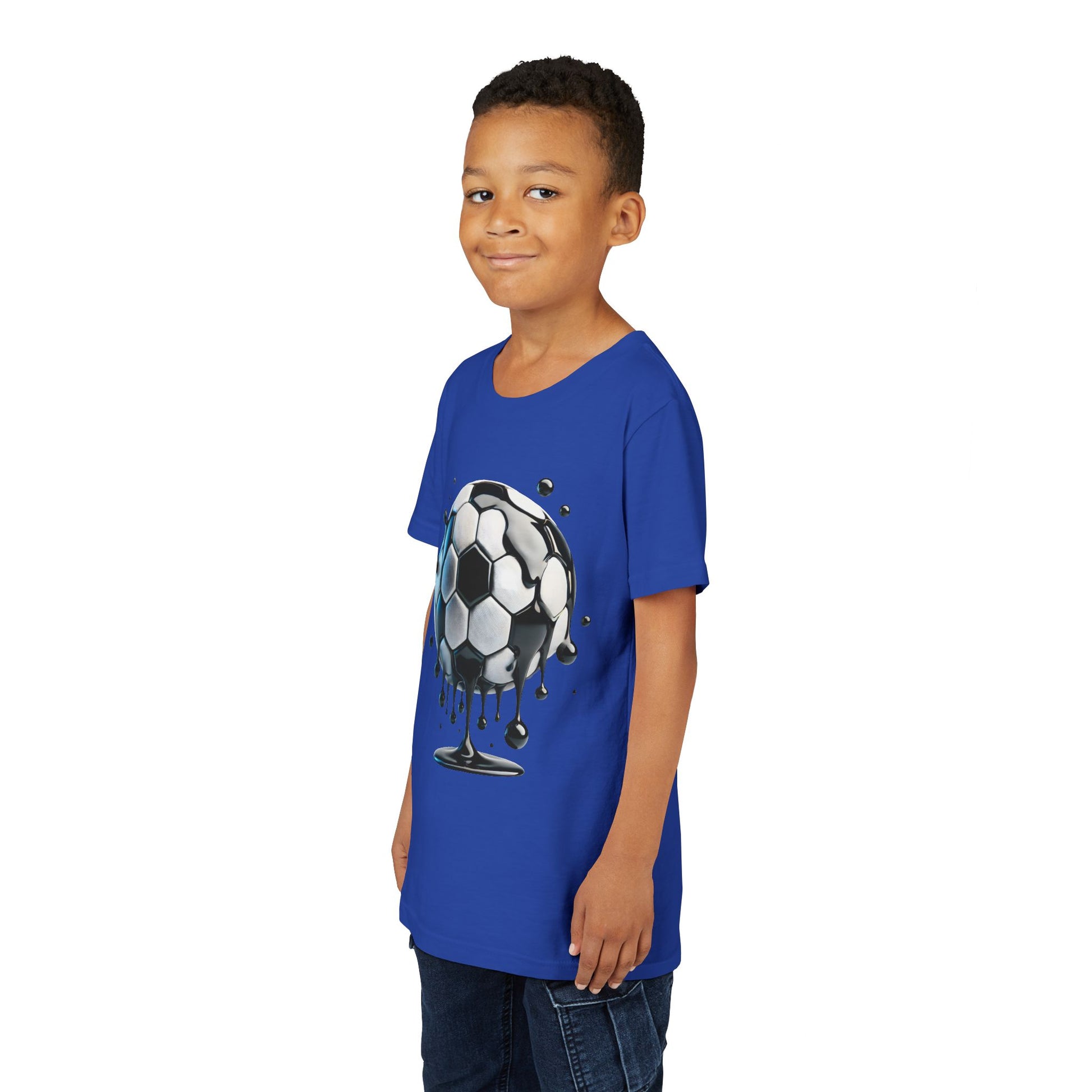 Dripping Soccer Ball Youth Tee