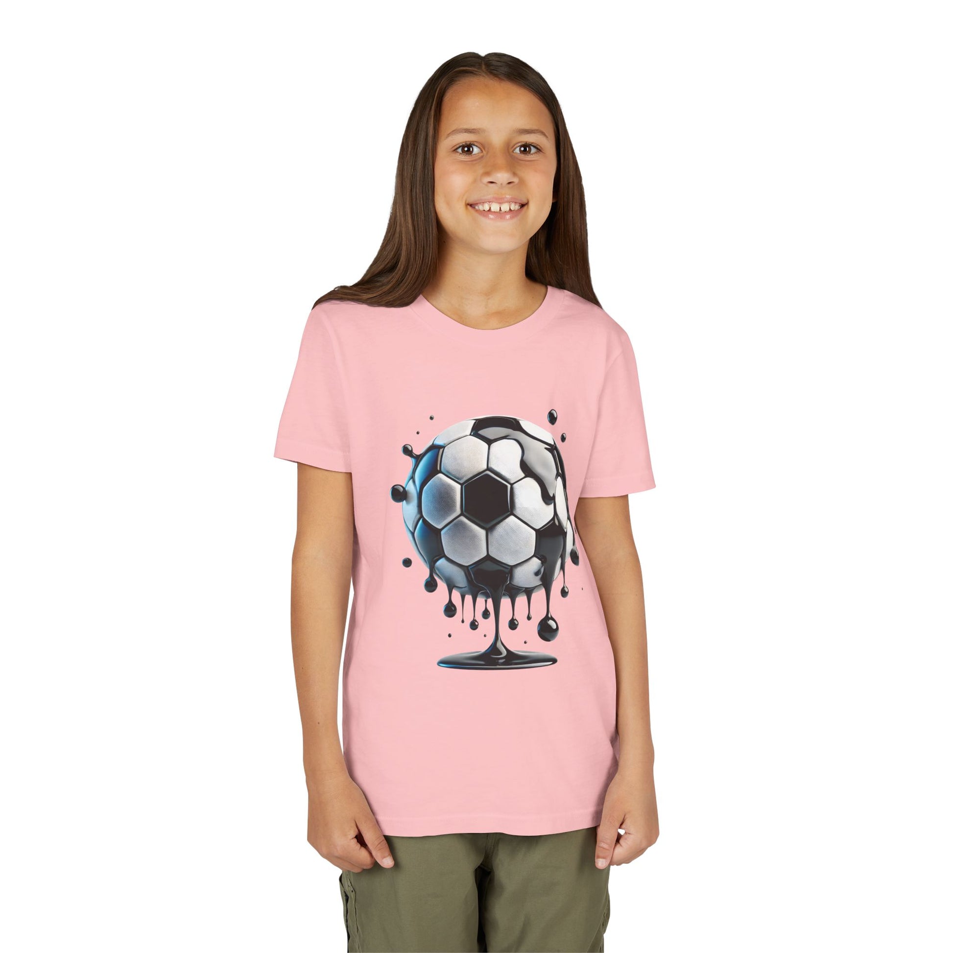 Dripping Soccer Ball Youth Tee