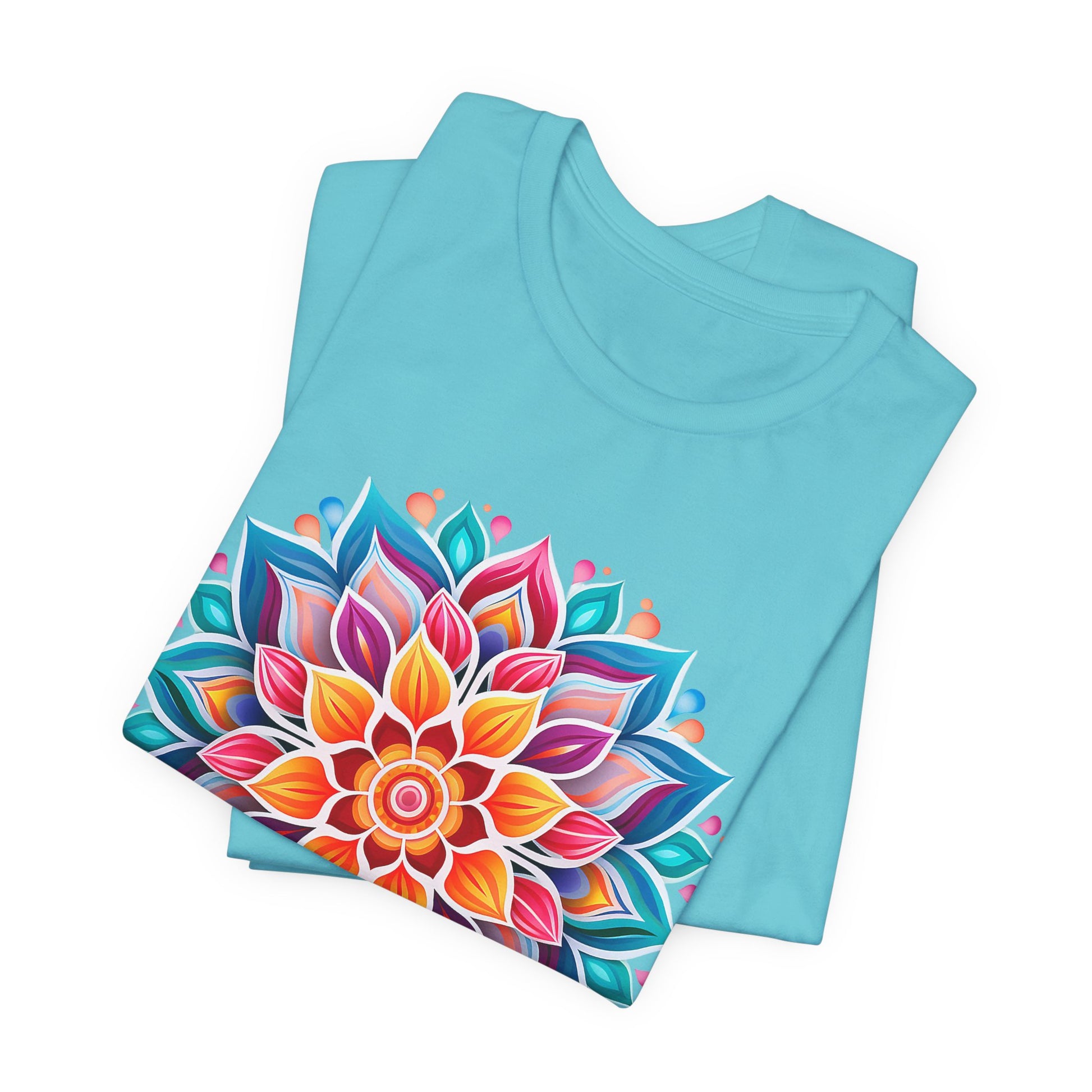 Vibrant Mandala Graphic Tee