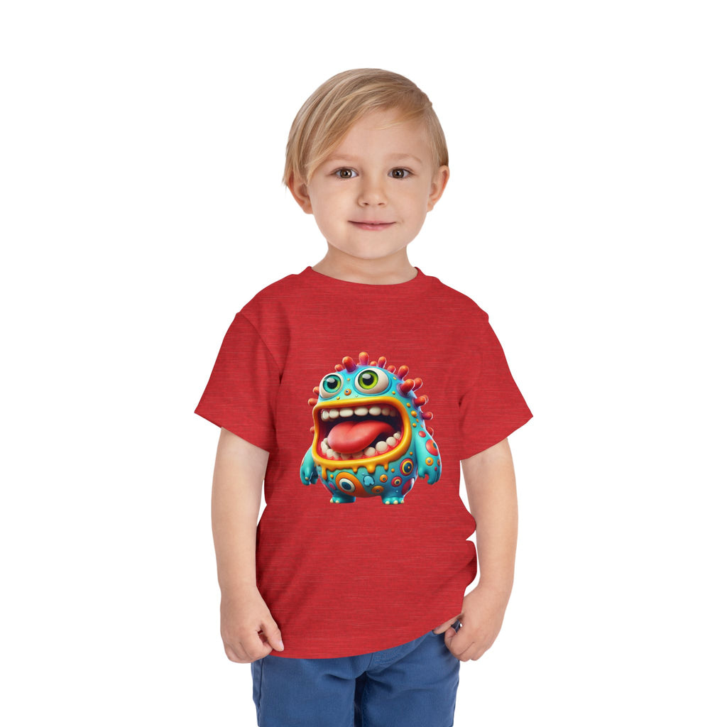 Colorful Toddler Tee with Fun Monster Design