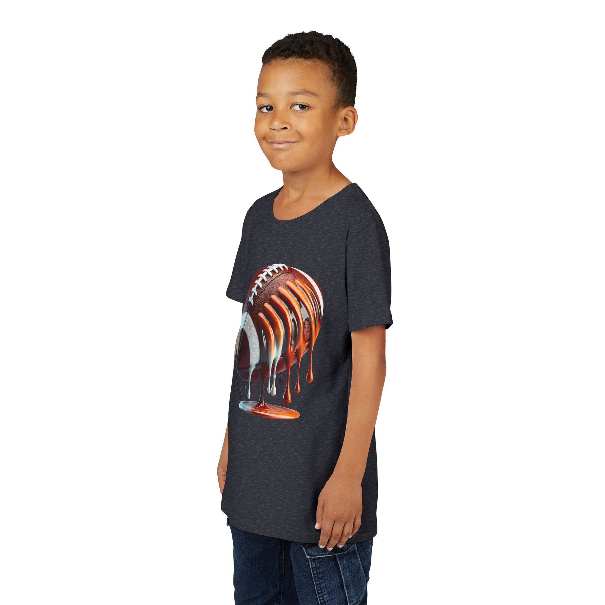 Dripping Football Youth Tee