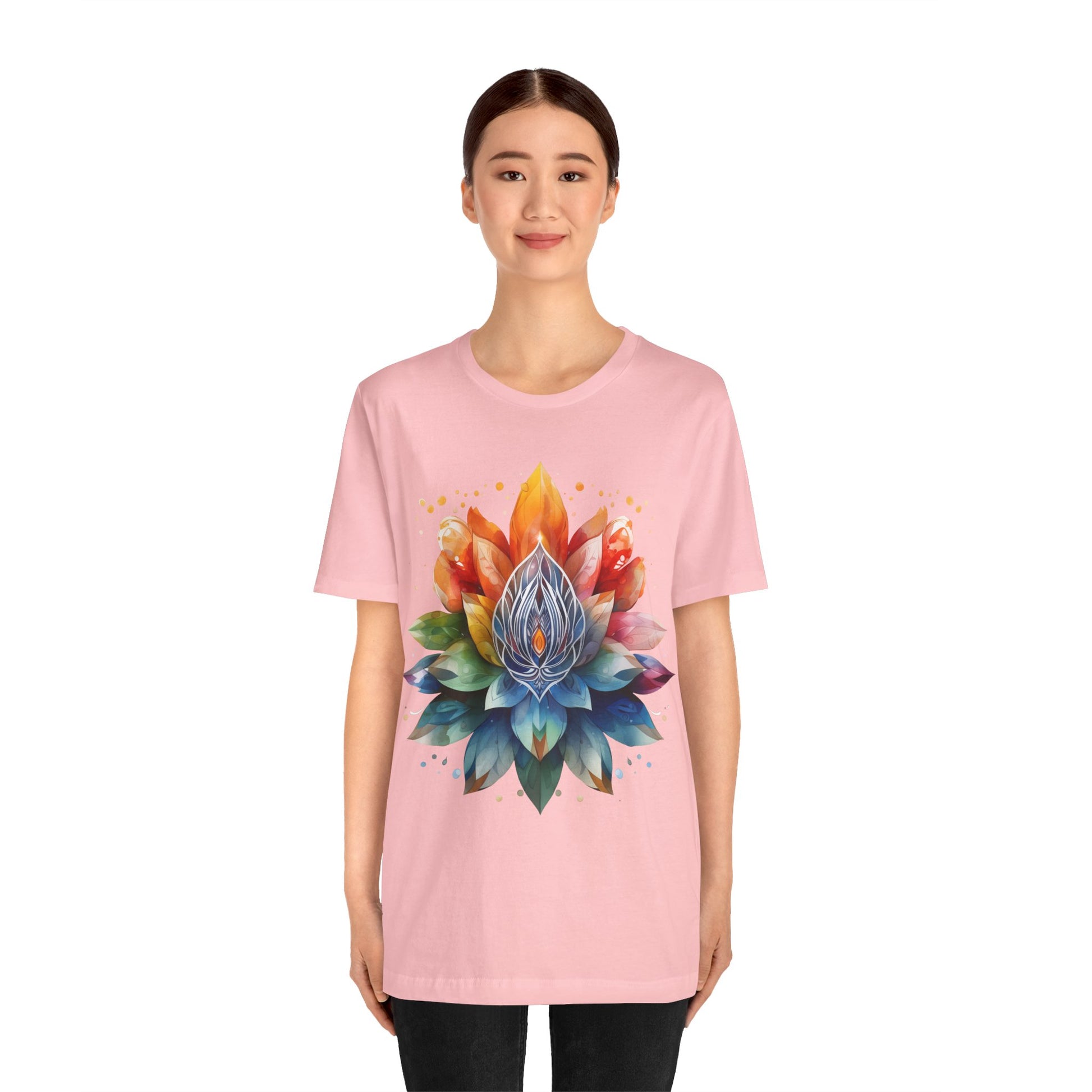 Colorful Lotus Flower T-Shirt