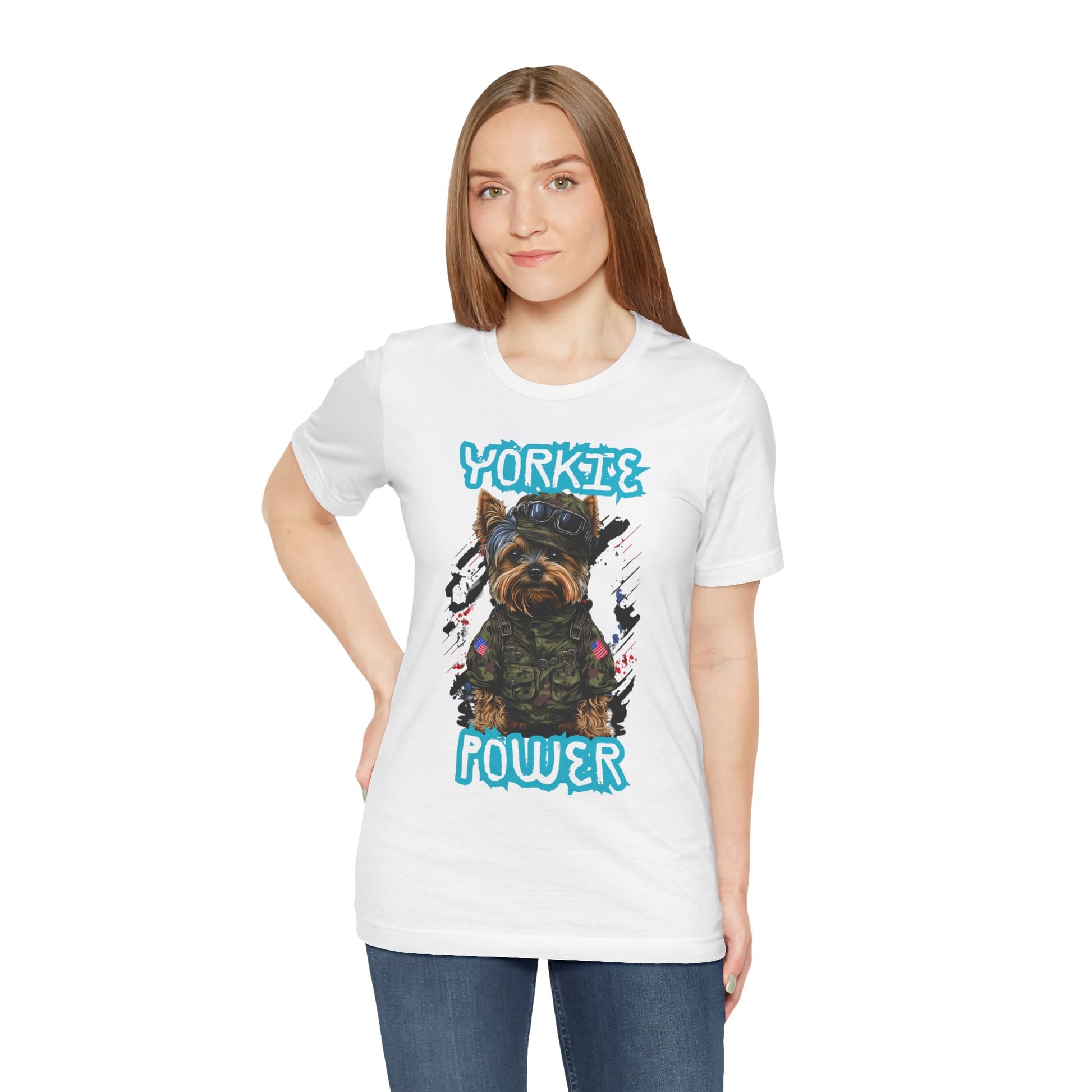 Yorkie Power Unisex Tee