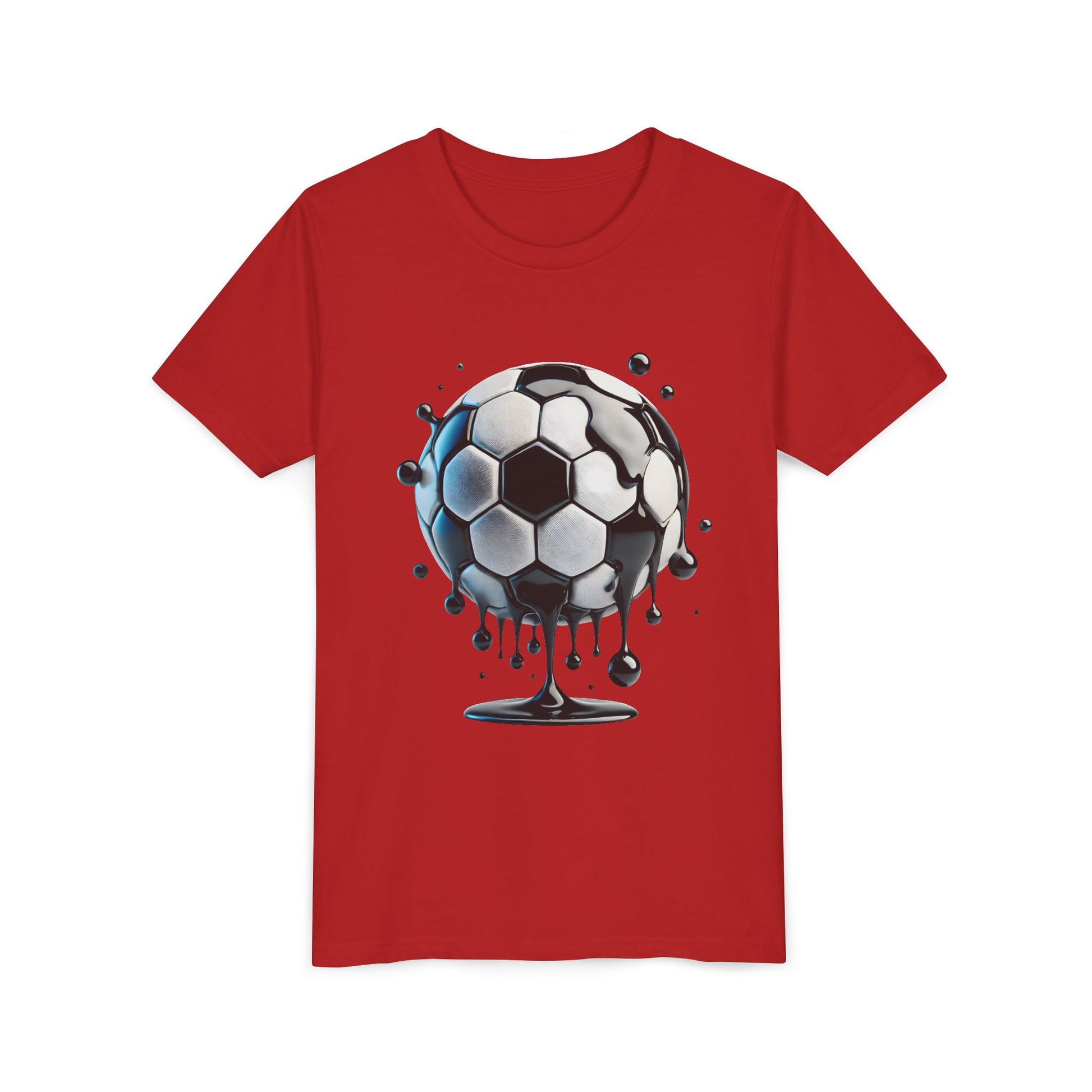 Dripping Soccer Ball Youth Tee