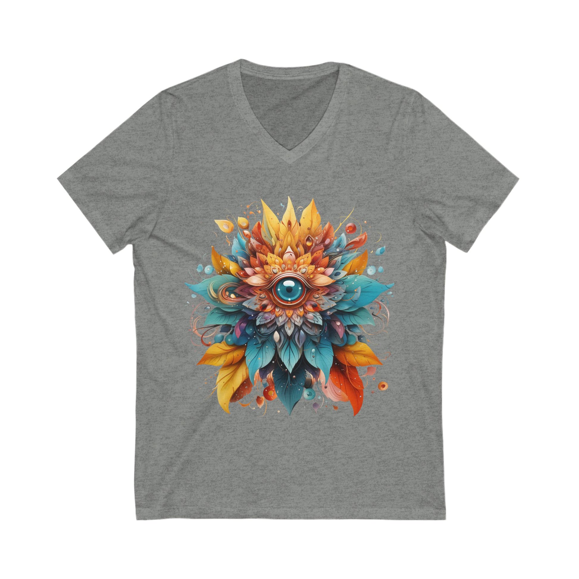 Bohemian Mandala Floral V-Neck