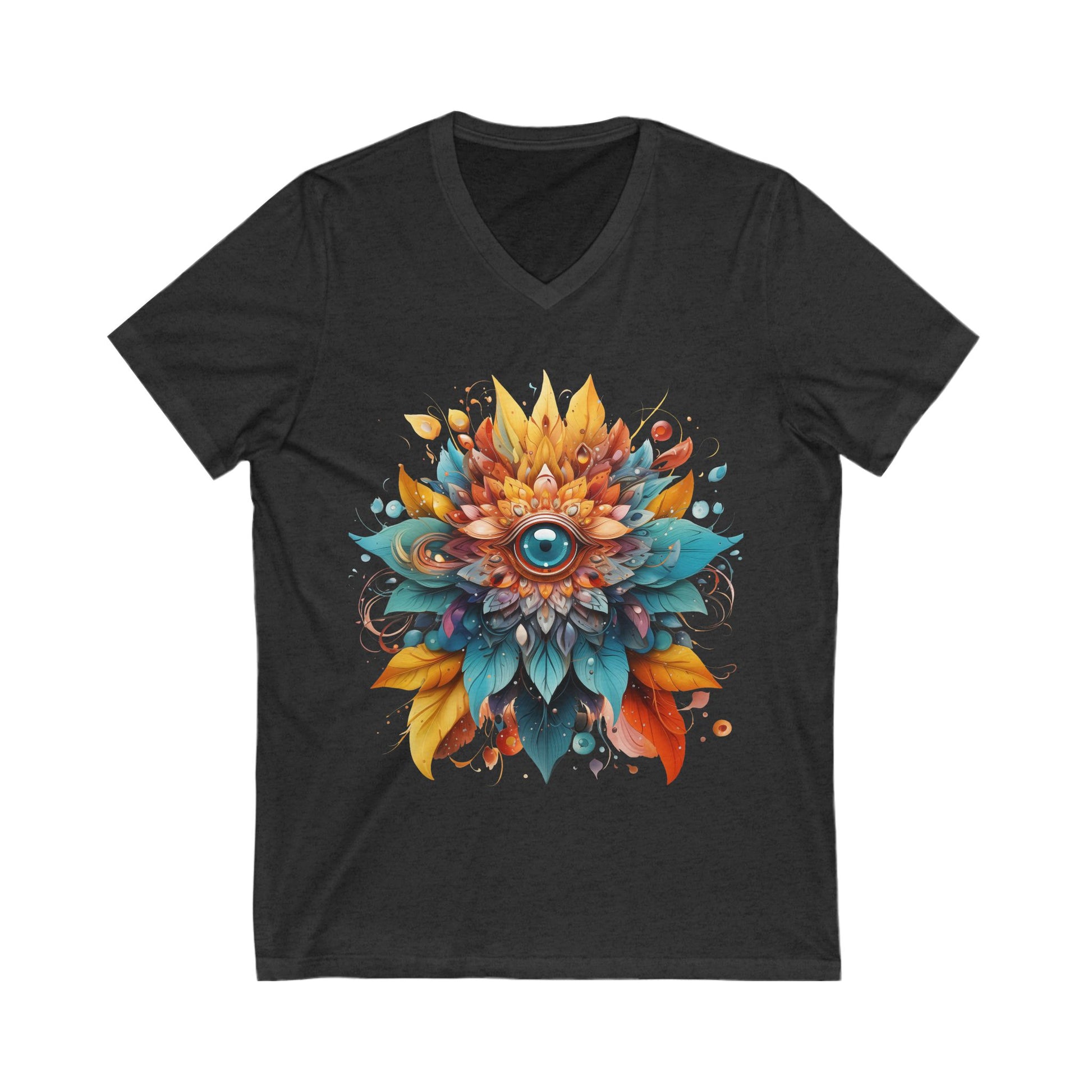 Bohemian Mandala Floral V-Neck