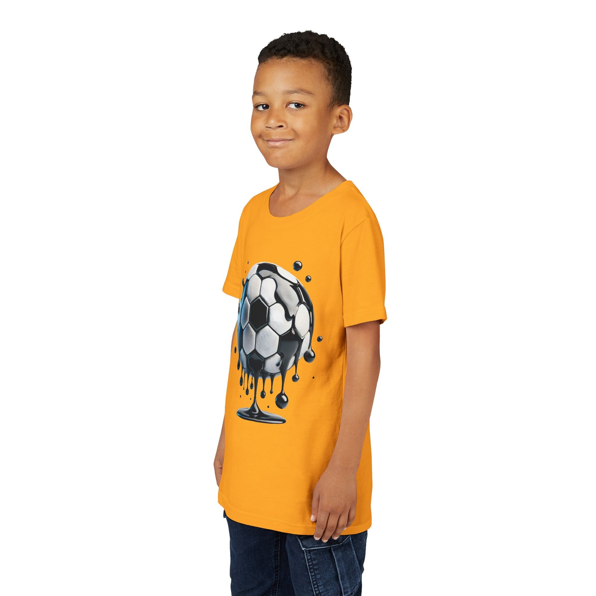 Dripping Soccer Ball Youth Tee
