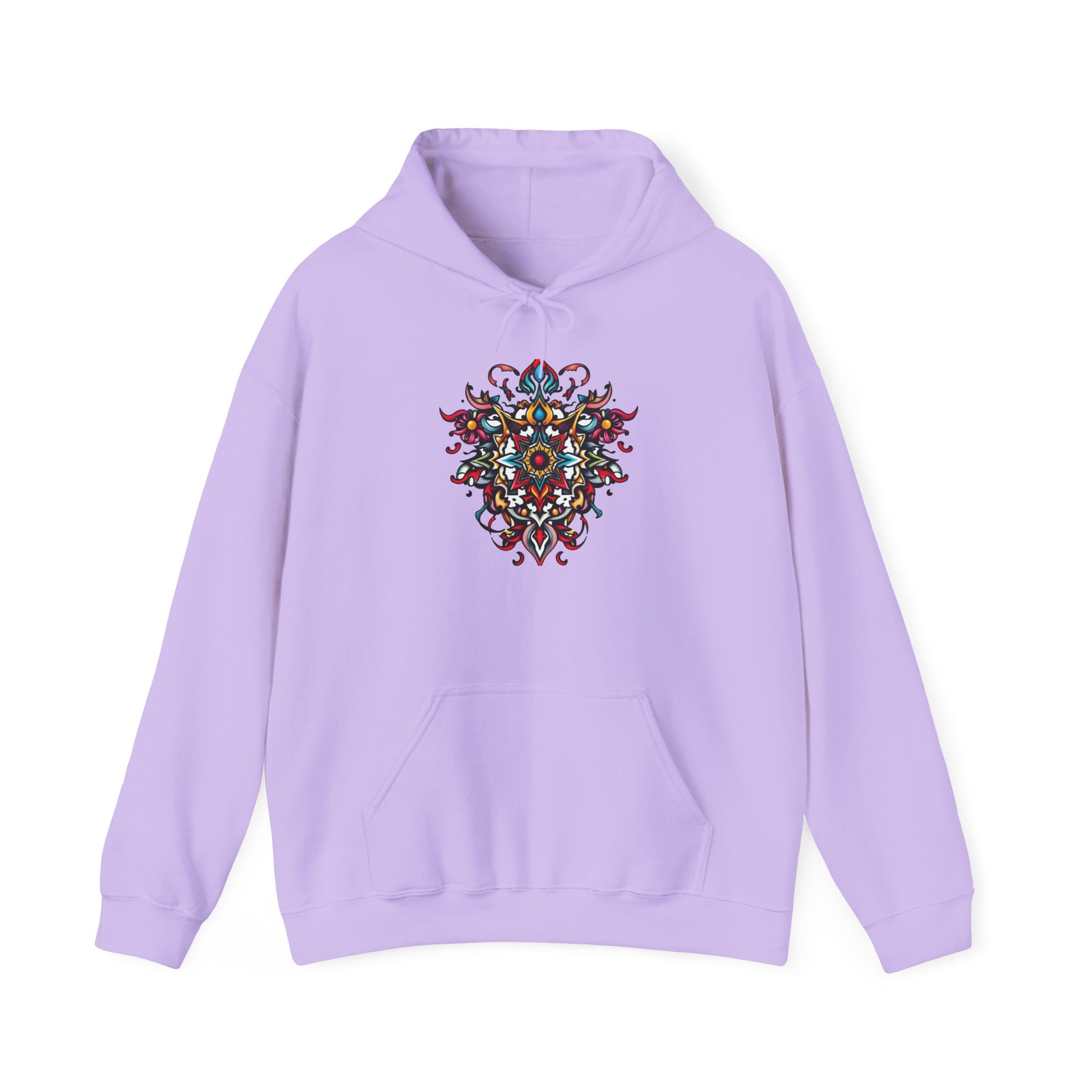 Vibrant Mandala Art Hoodie – Bold, Colorful, Intricate Design