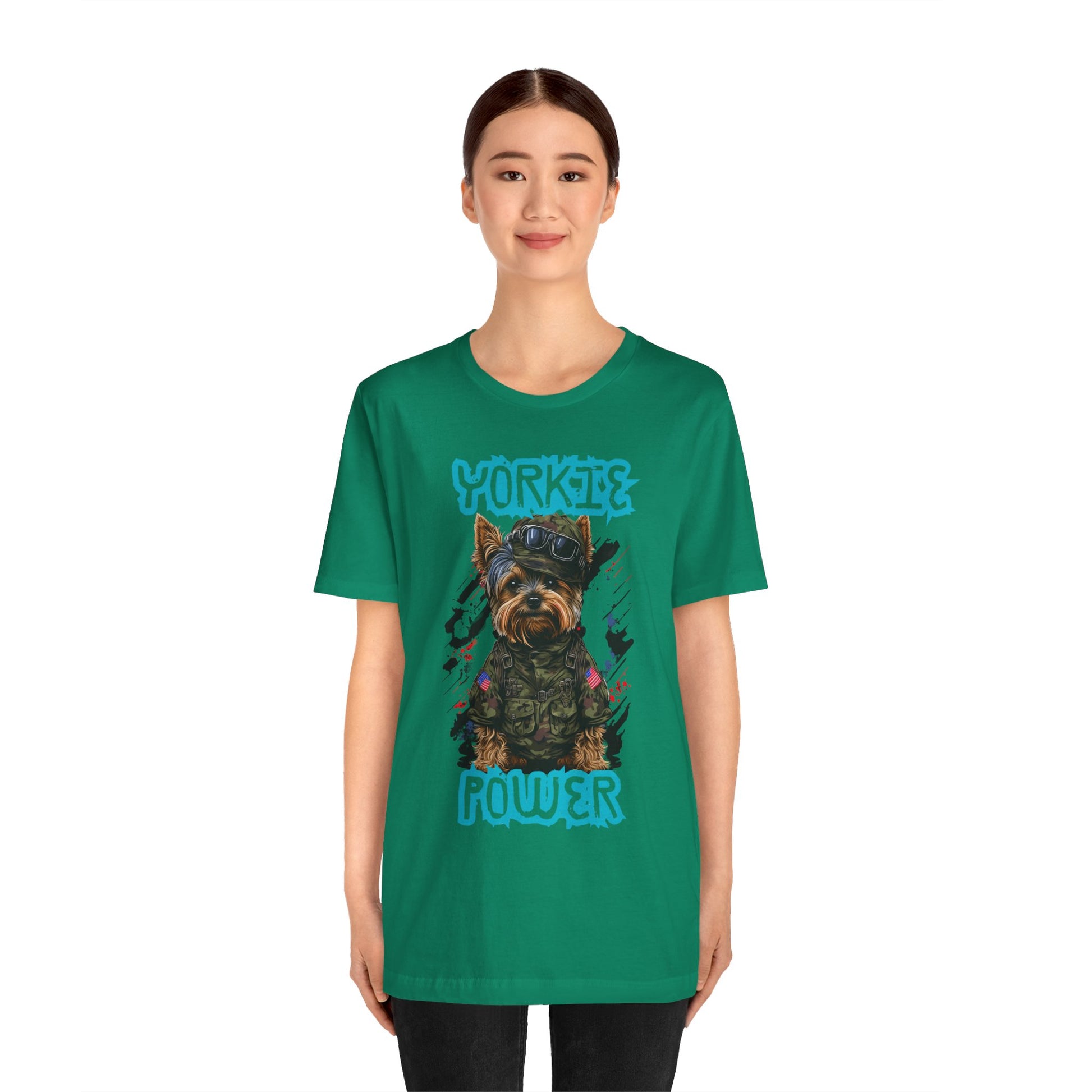 Yorkie Power Unisex Tee
