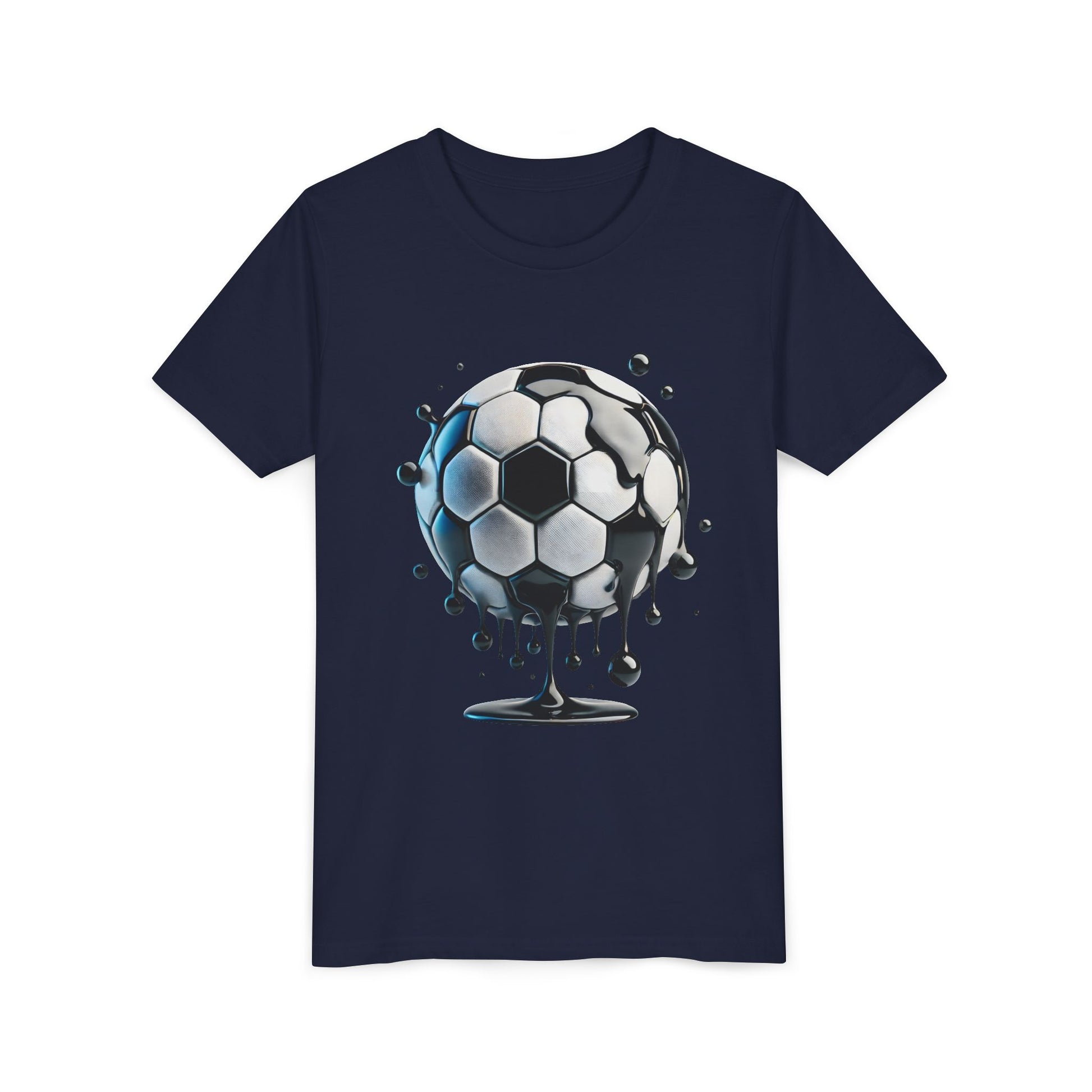 Dripping Soccer Ball Youth Tee