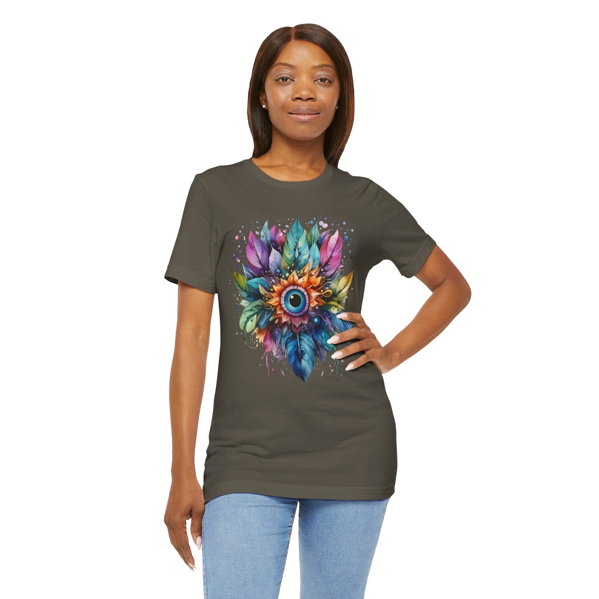 Colorful Eye Design Unisex Tee