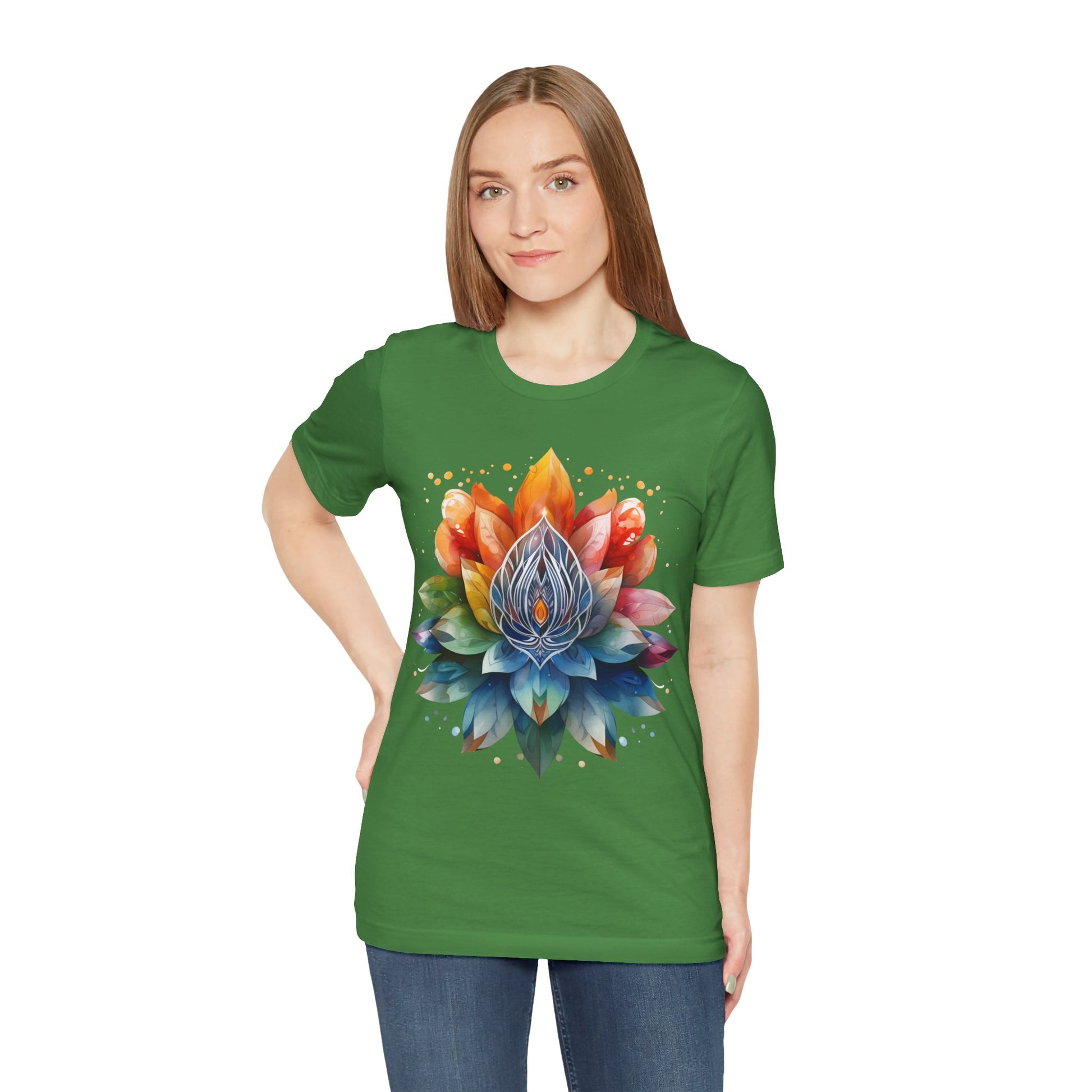 Colorful Lotus Flower T-Shirt