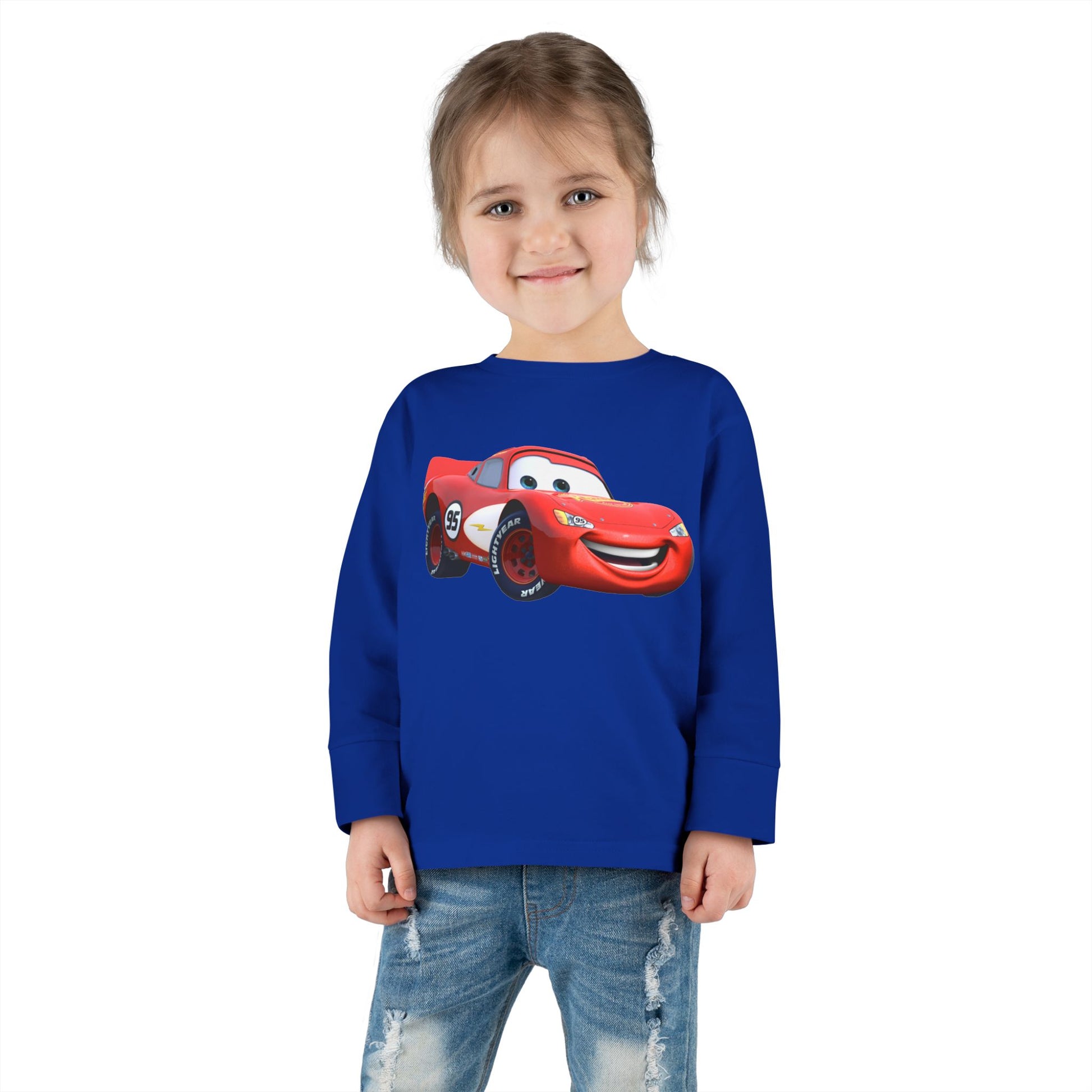Toddler Cars Graphic Long Sleeve Tee