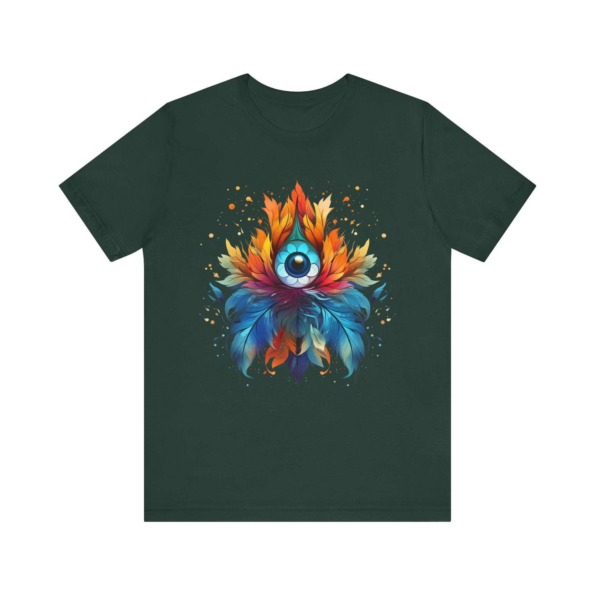 Vibrant Eye-Mandala Tee