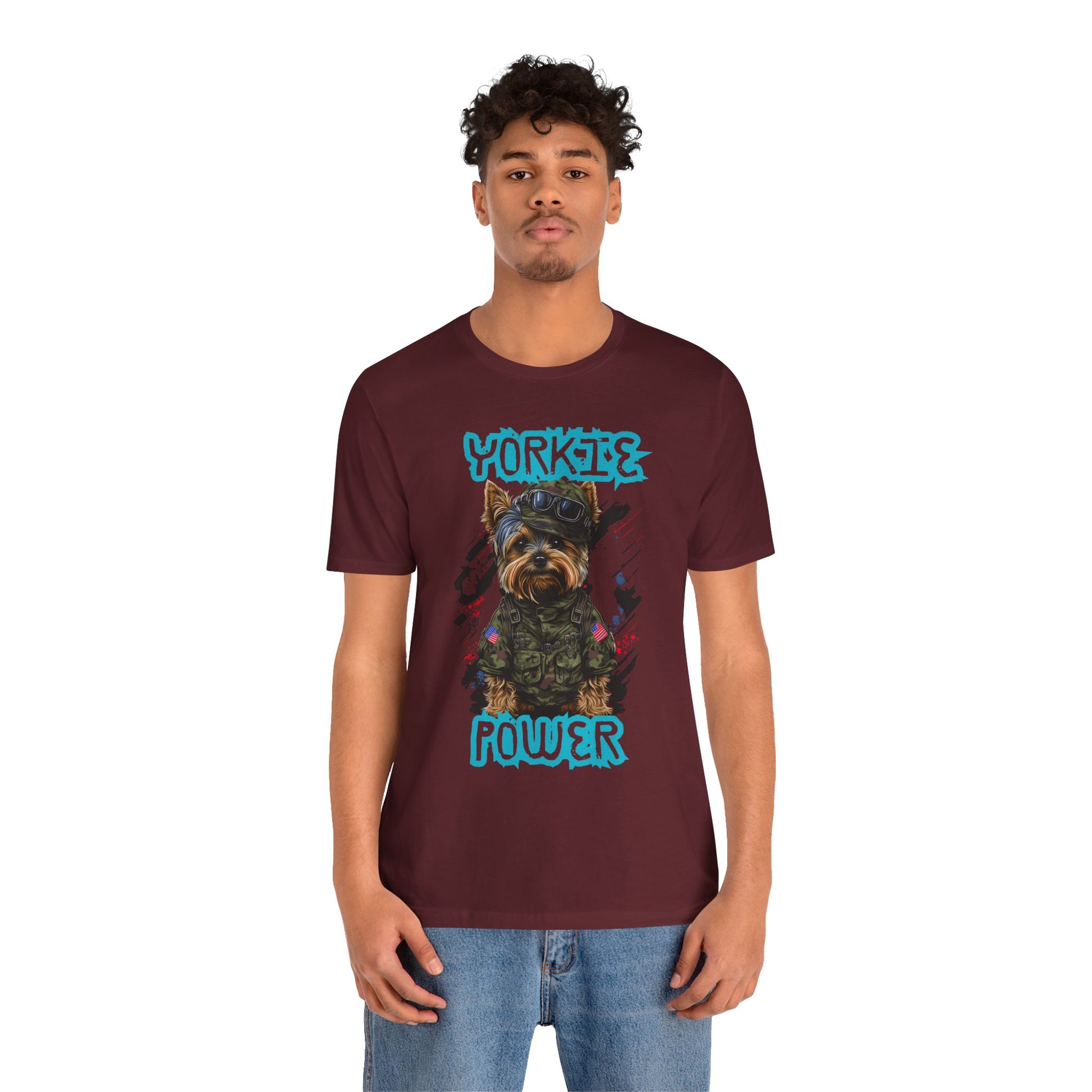 Yorkie Power Unisex Tee