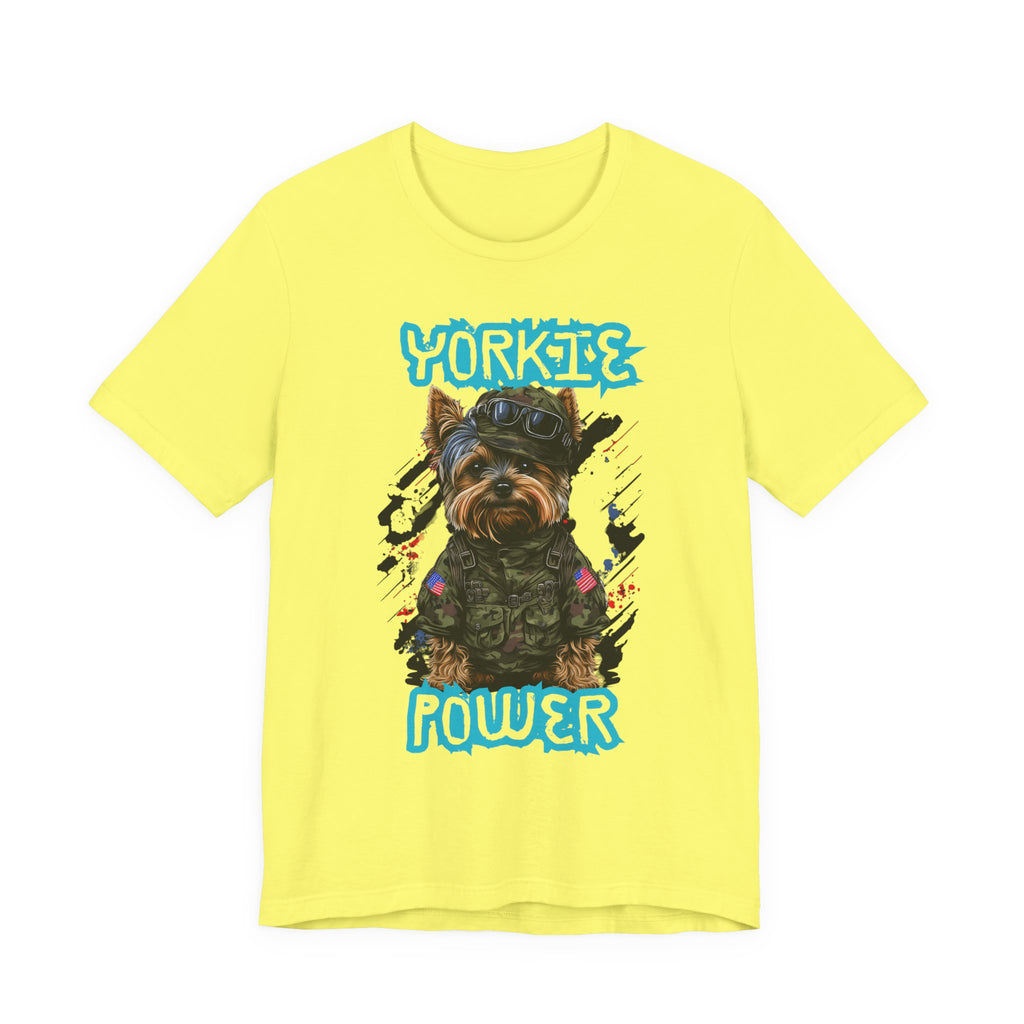 Yorkie Power Unisex Tee