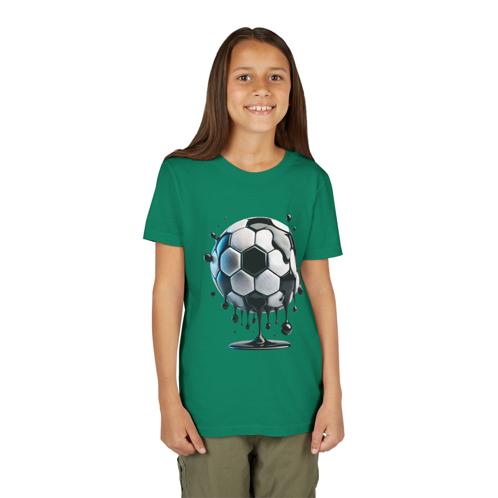 Dripping Soccer Ball Youth Tee