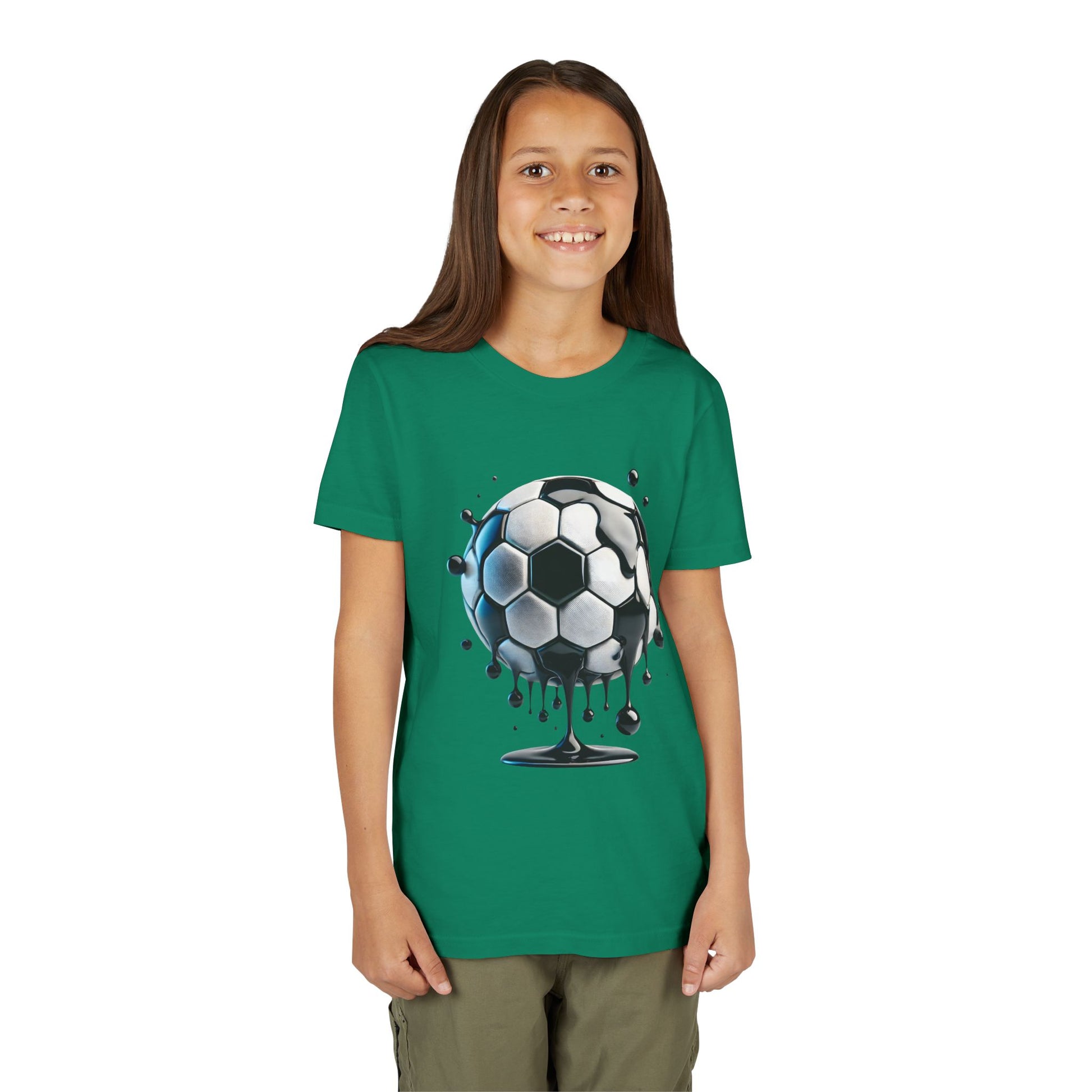 Dripping Soccer Ball Youth Tee