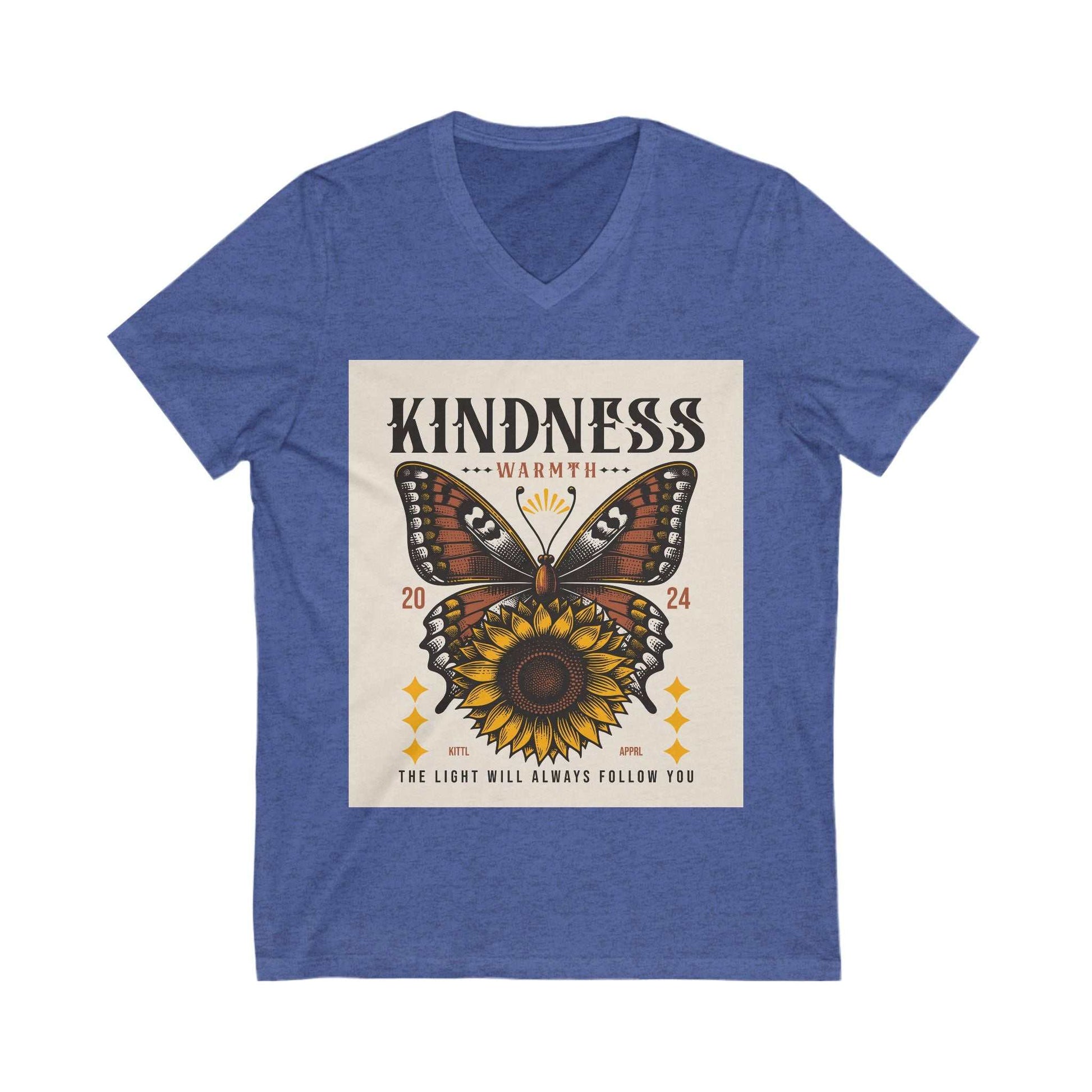 Ladies' Kindness Butterfly V-Neck