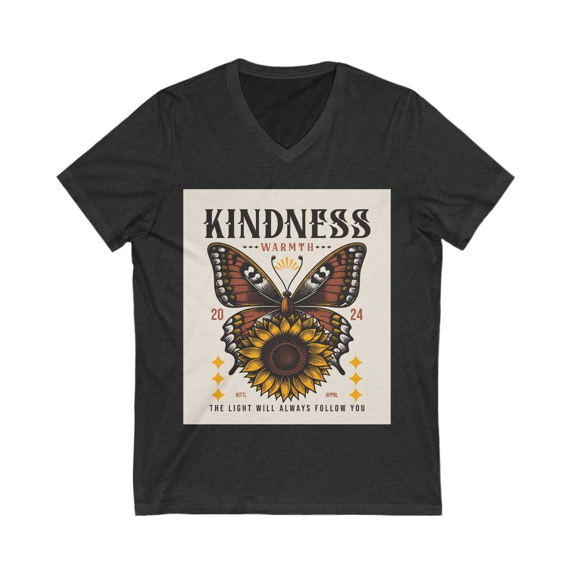 Ladies' Kindness Butterfly V-Neck