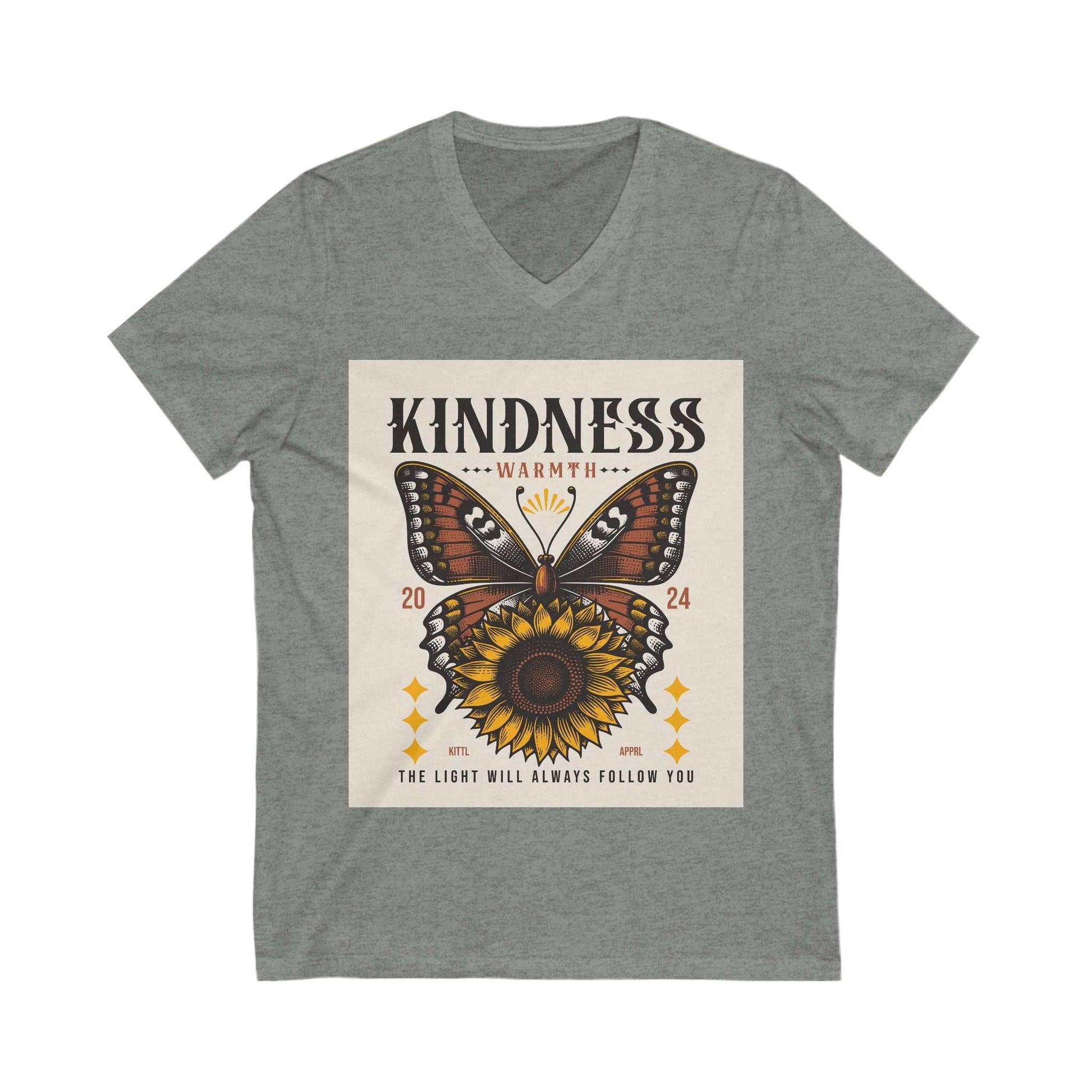 Ladies' Kindness Butterfly V-Neck
