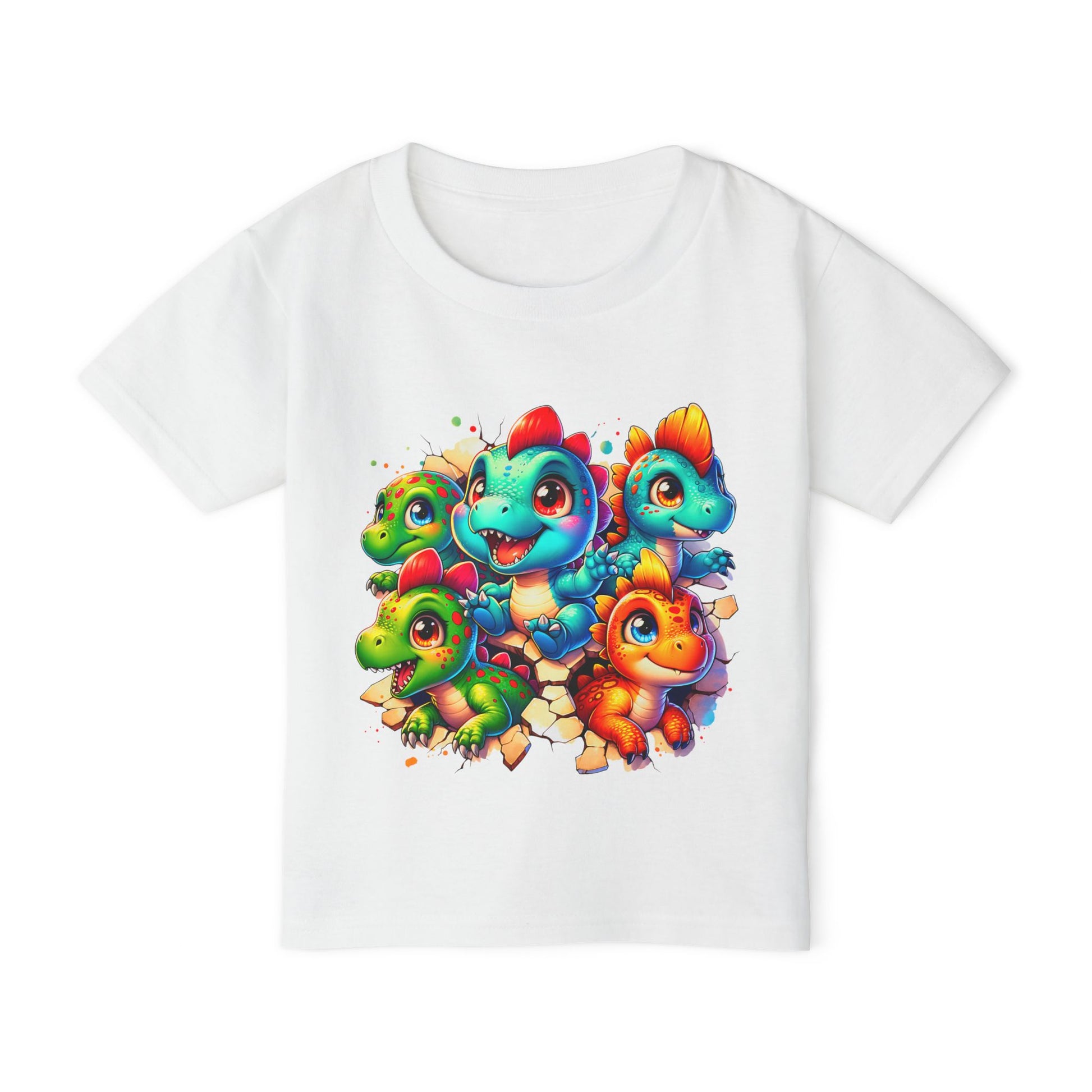 Colorful Dinosaur Toddler T-Shirt