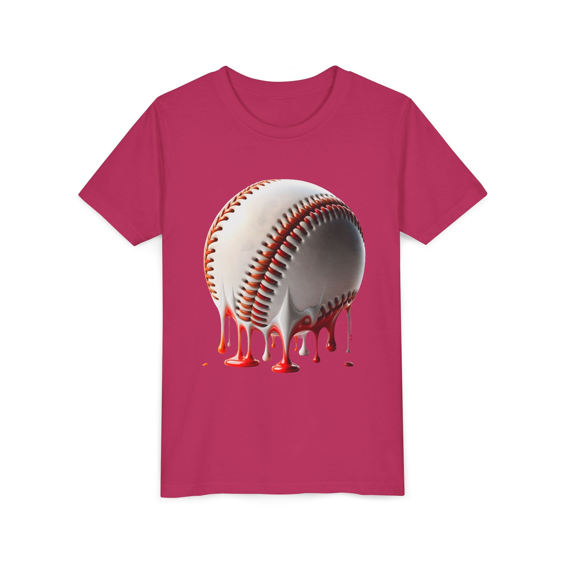 Youth Baseball Inspired Dripping Tee