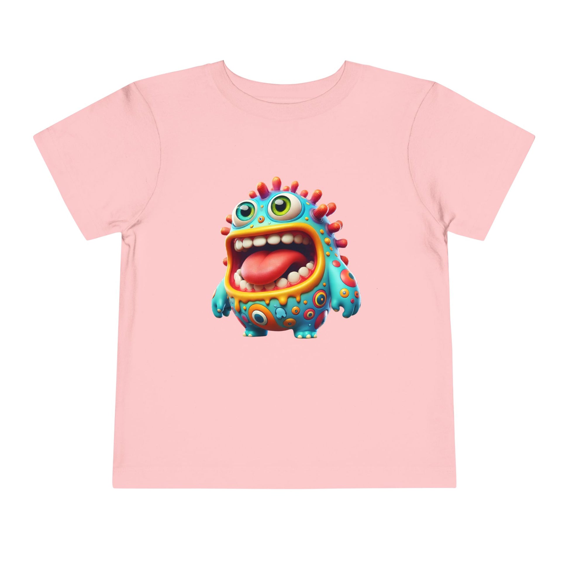Colorful Toddler Tee with Fun Monster Design