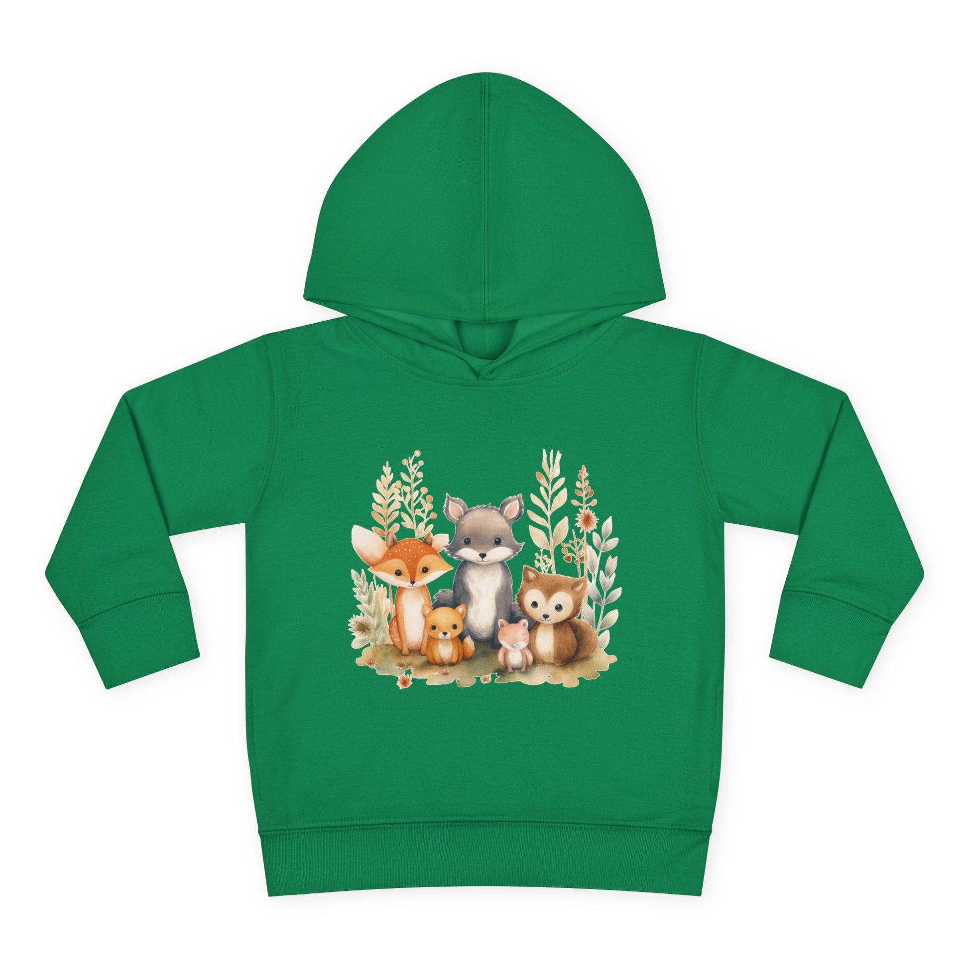 Whimsical Animal Toddler Hoodie