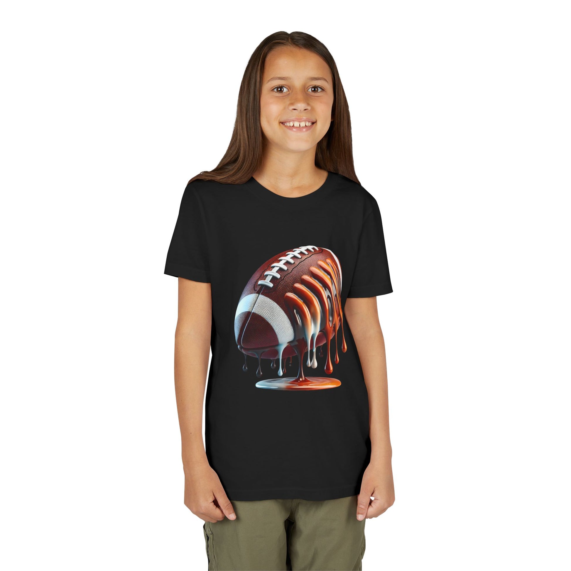 Dripping Football Youth Tee