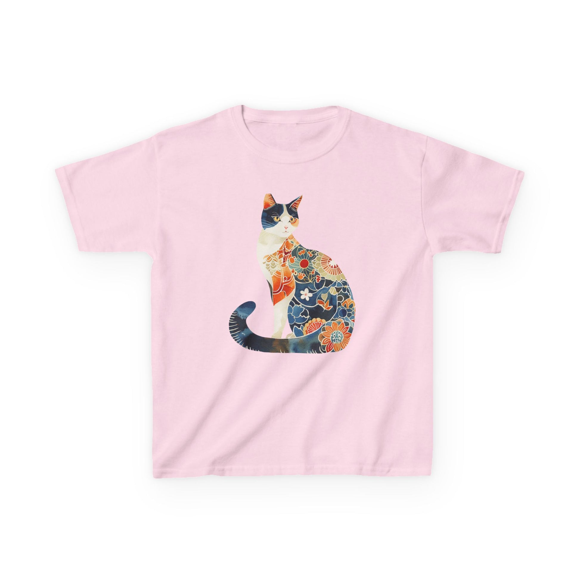 Colorful Cat Kids Cotton Tee