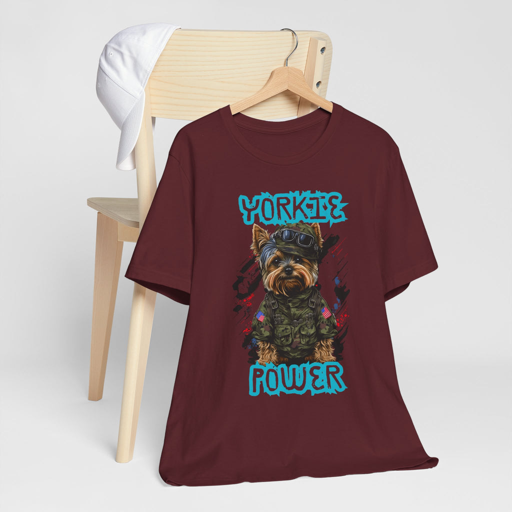 Yorkie Power Unisex Tee