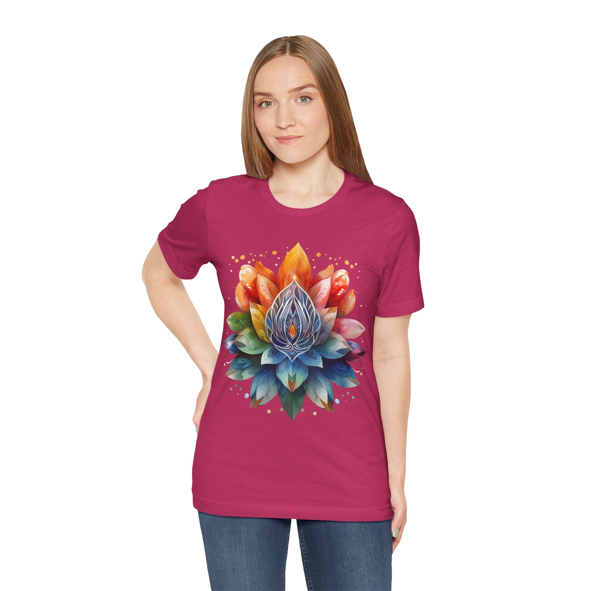 Colorful Lotus Flower T-Shirt