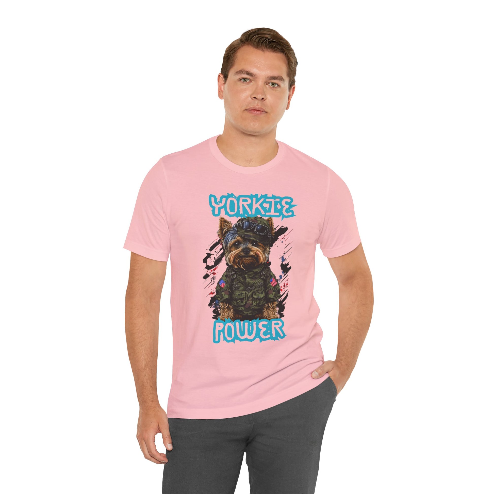 Yorkie Power Unisex Tee