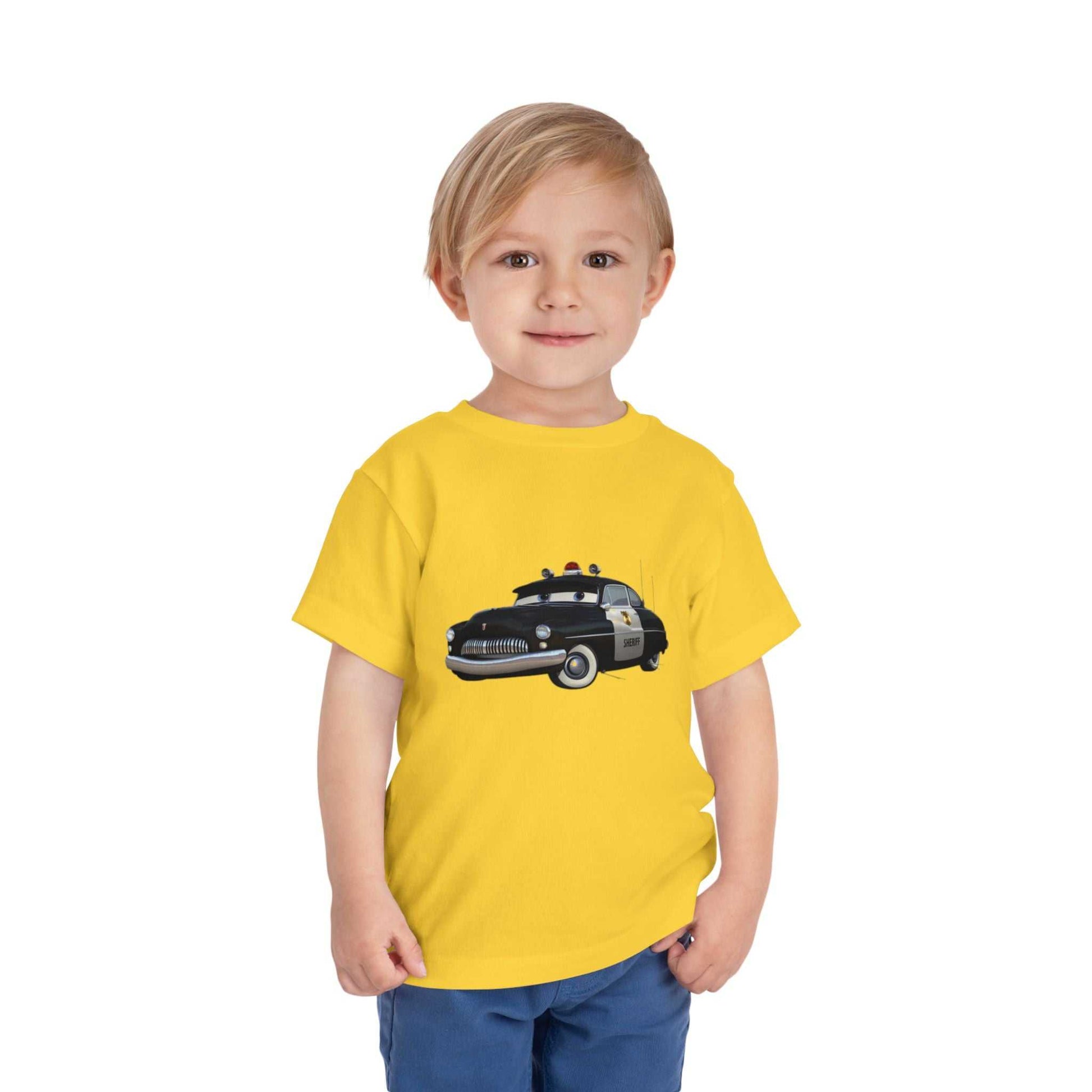 Police Car Toddler Tee