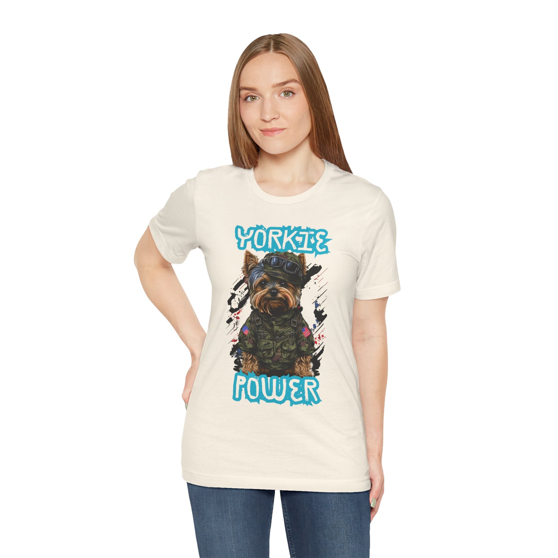 Yorkie Power Unisex Tee