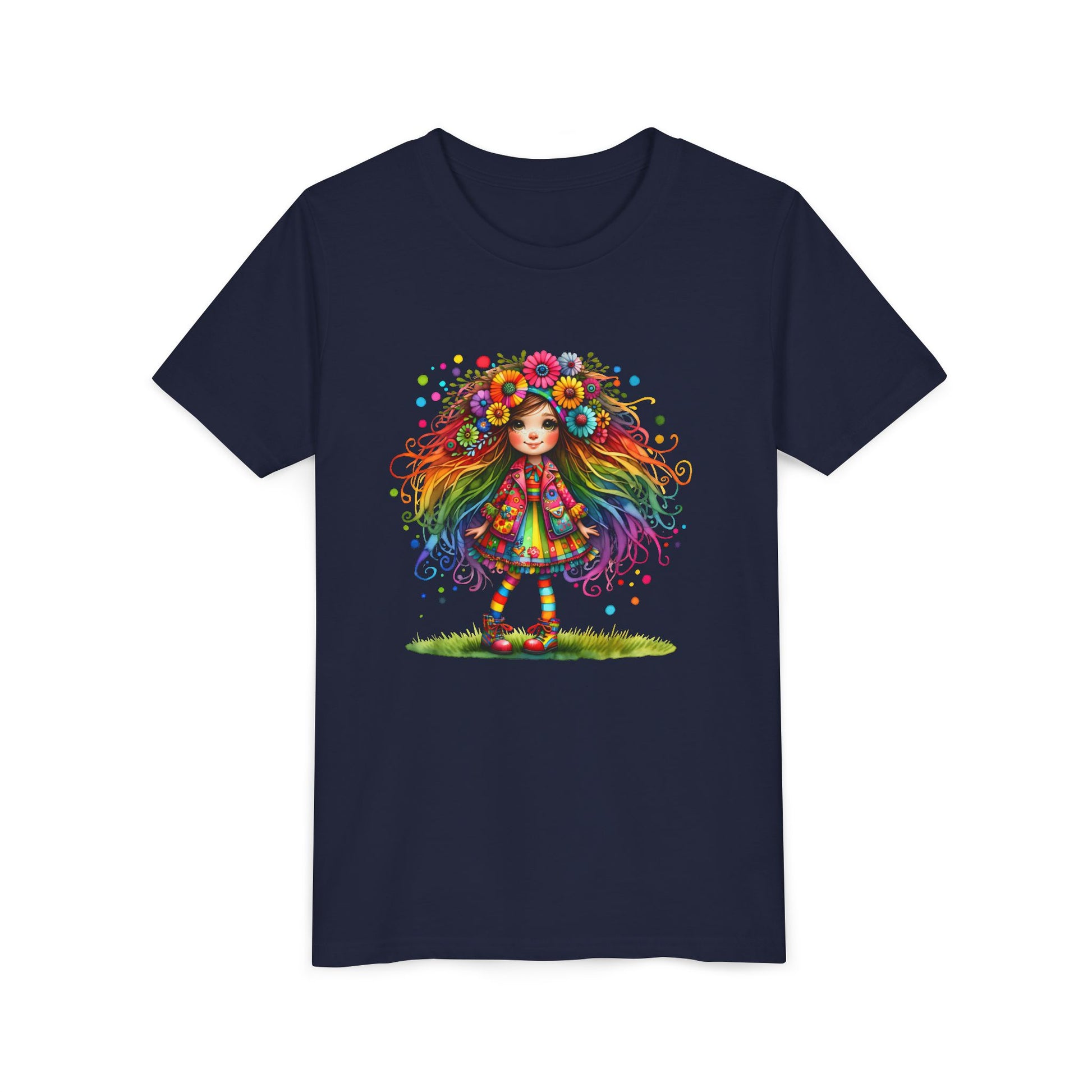 Whimsical Flower Child Youth Tee