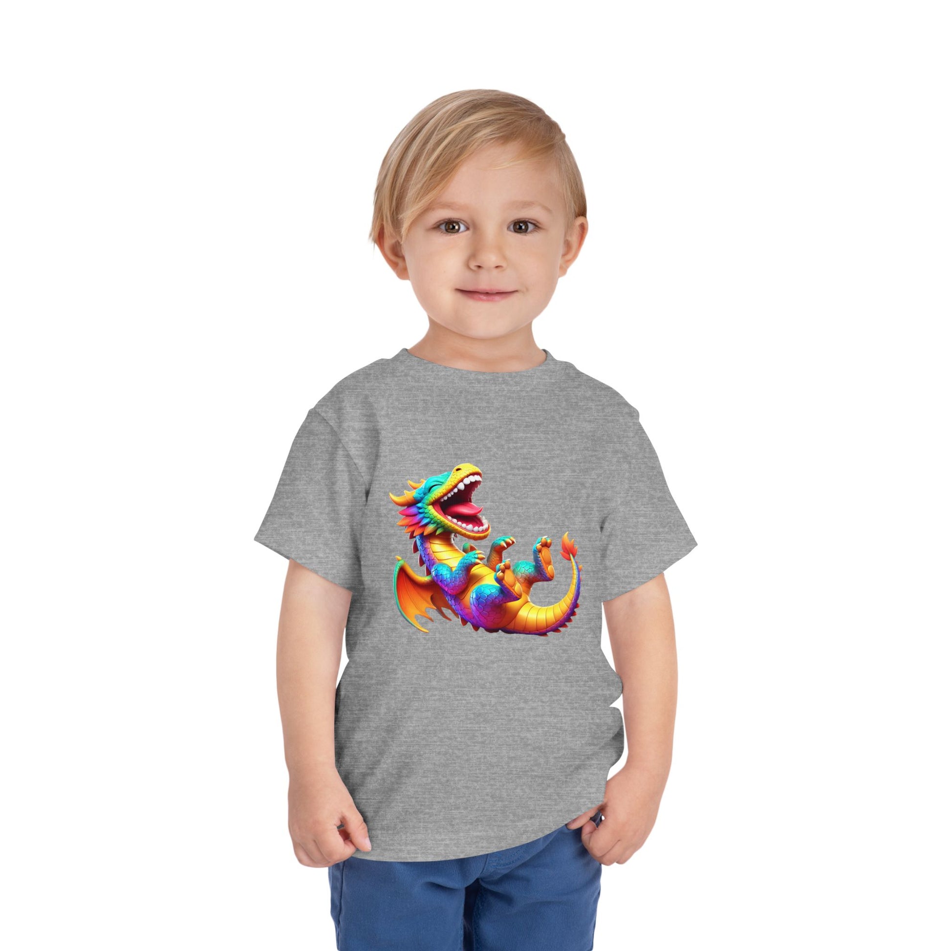 Rainbow Dinosaur Toddler Tee