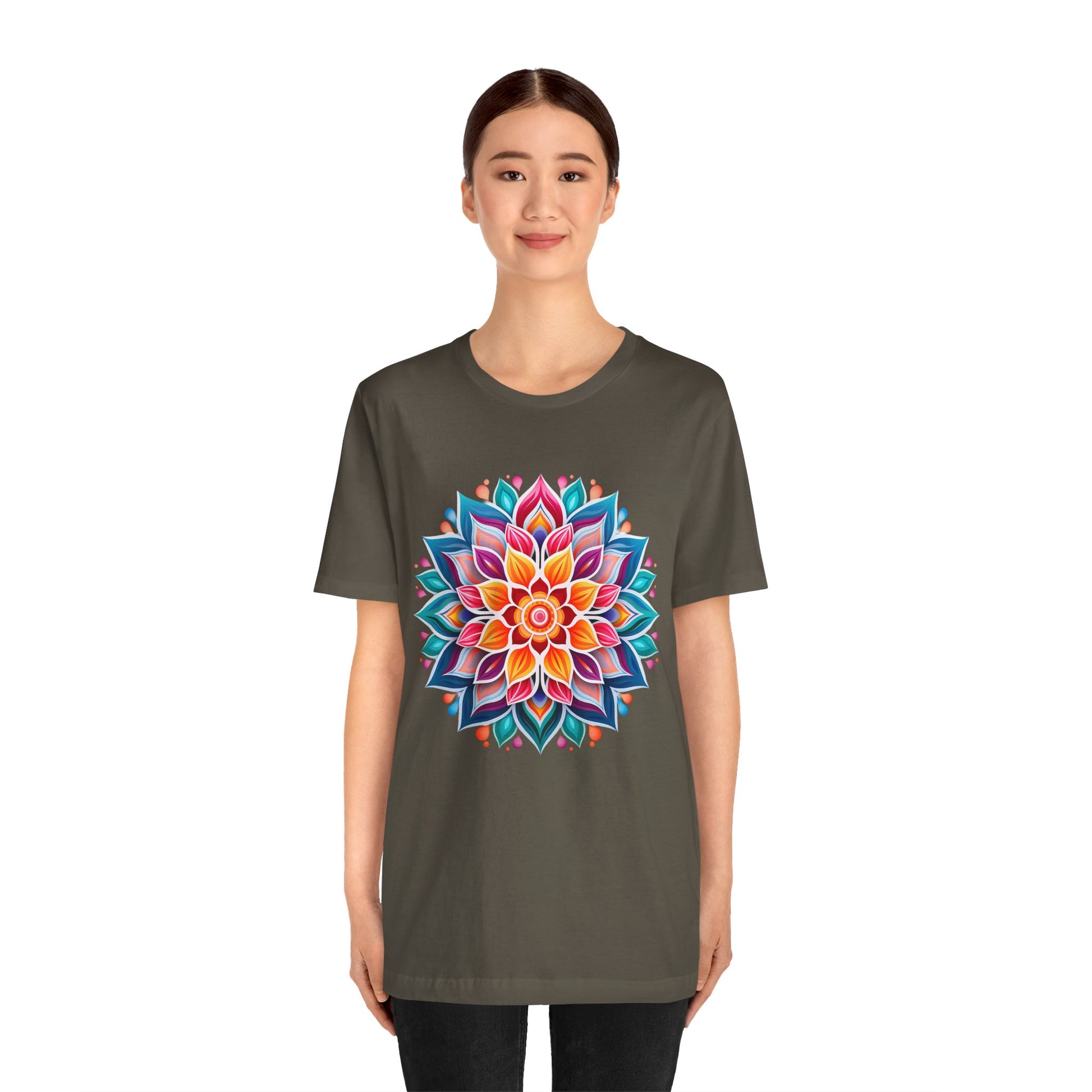 Vibrant Mandala Graphic Tee