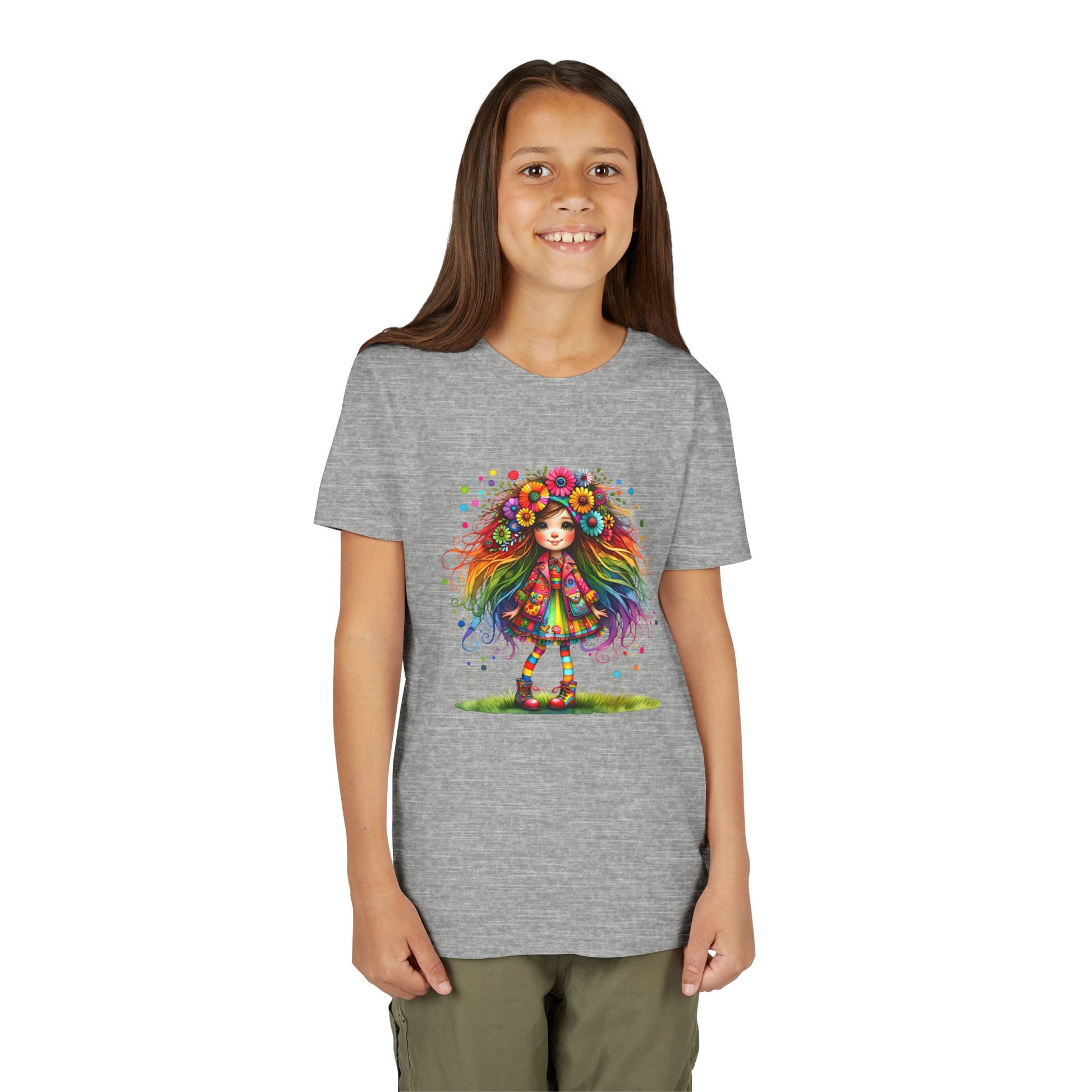 Whimsical Flower Child Youth Tee