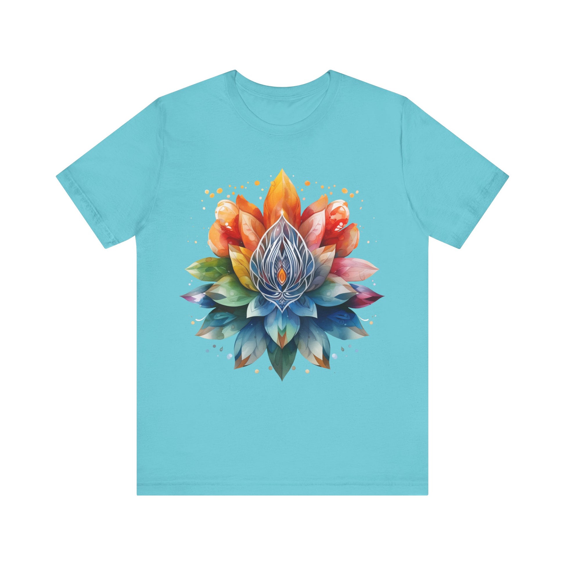 Colorful Lotus Flower T-Shirt