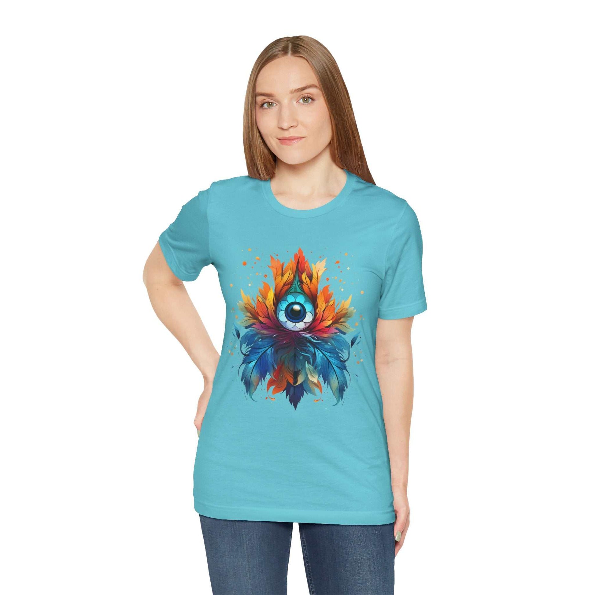 Vibrant Eye-Mandala Tee