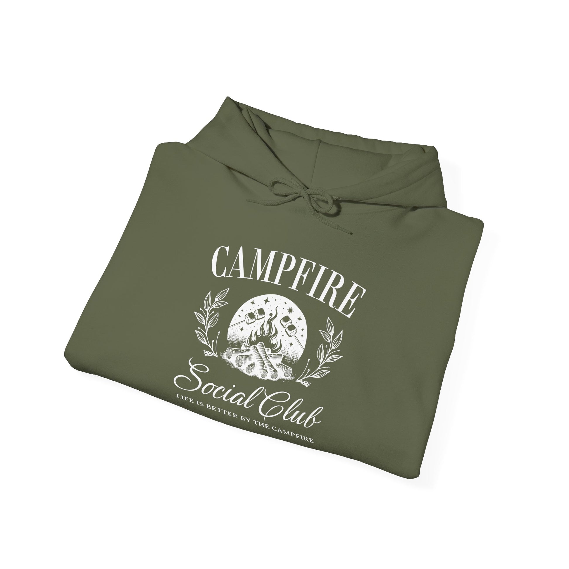 Campfire Social Club Hoodie – Life’s Better Around the Flames