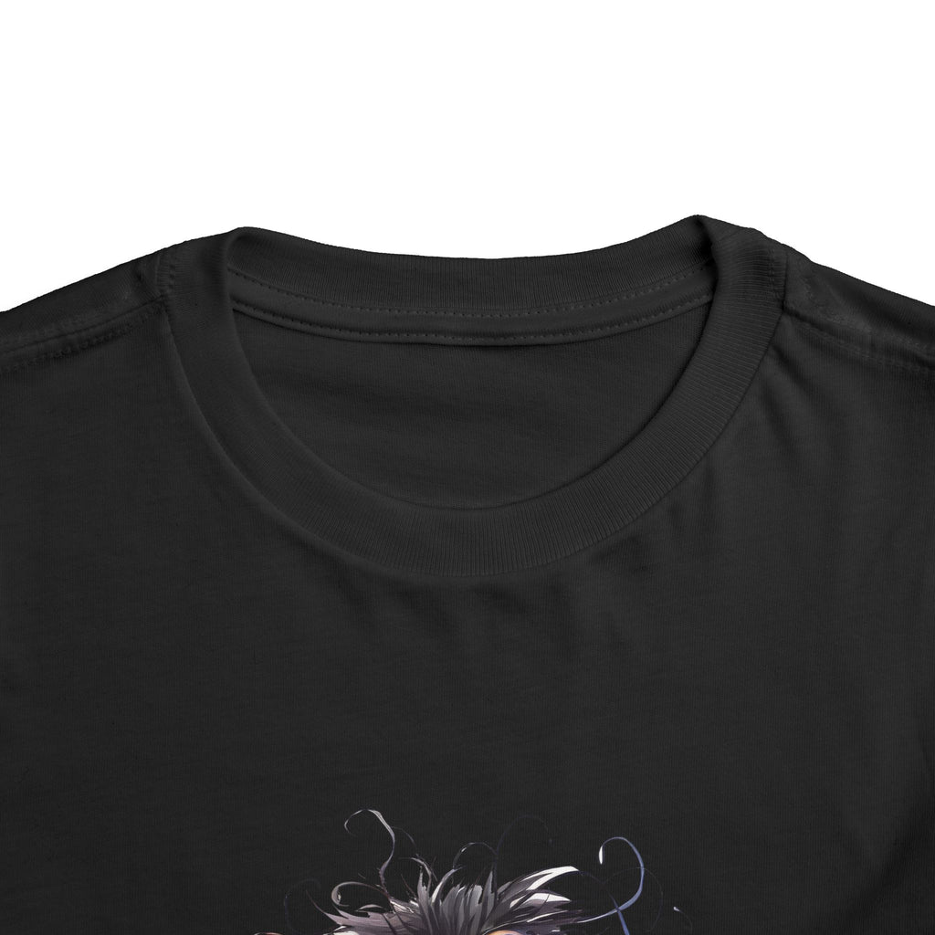 Whimsical Toddler Short Sleeve Tee with Adorable Cartoon Bird