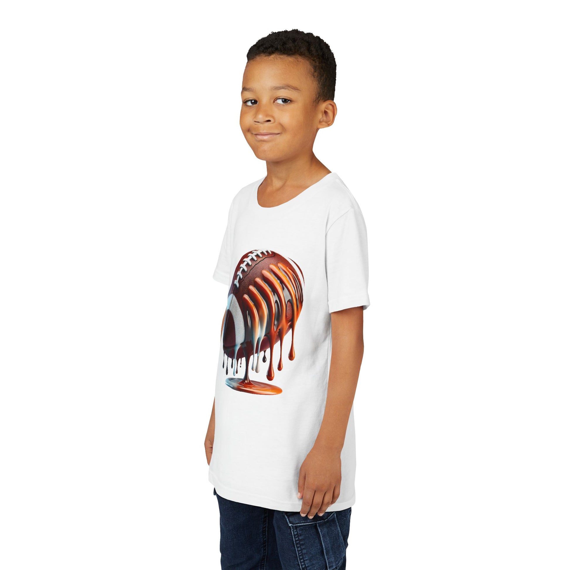 Dripping Football Youth Tee