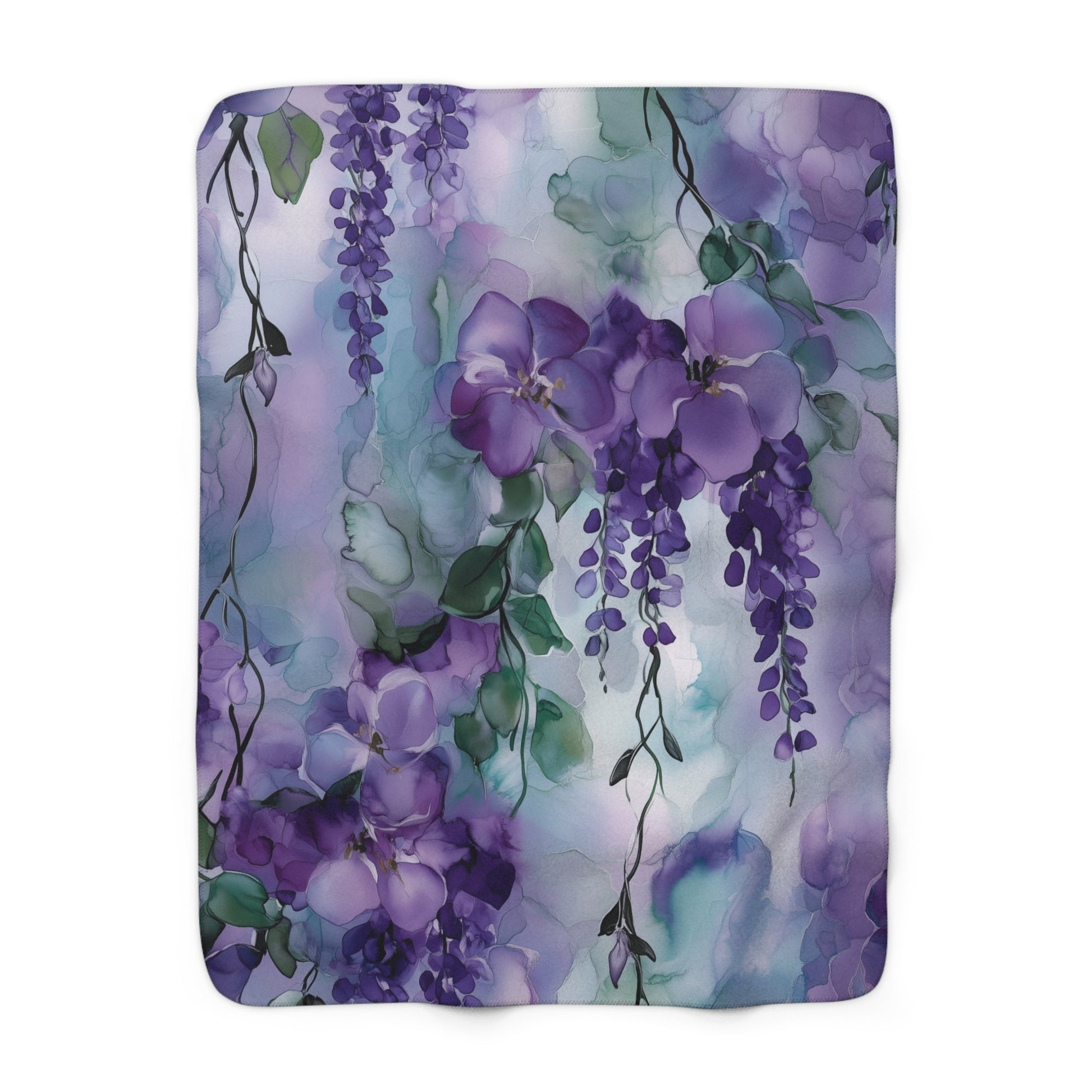Wisteria Sherpa Blanket
